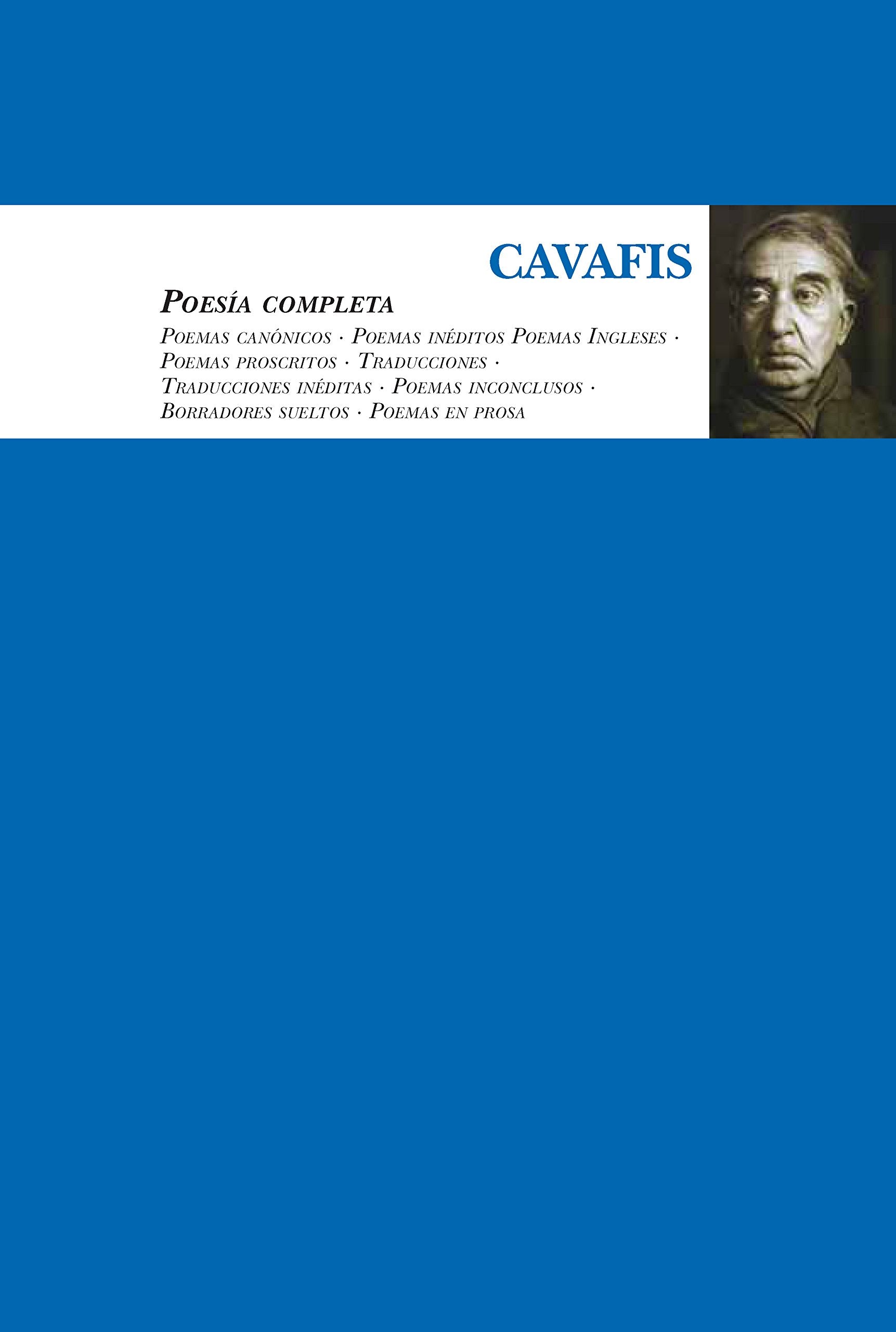 Cavafis : poesía completa Contemporary literature