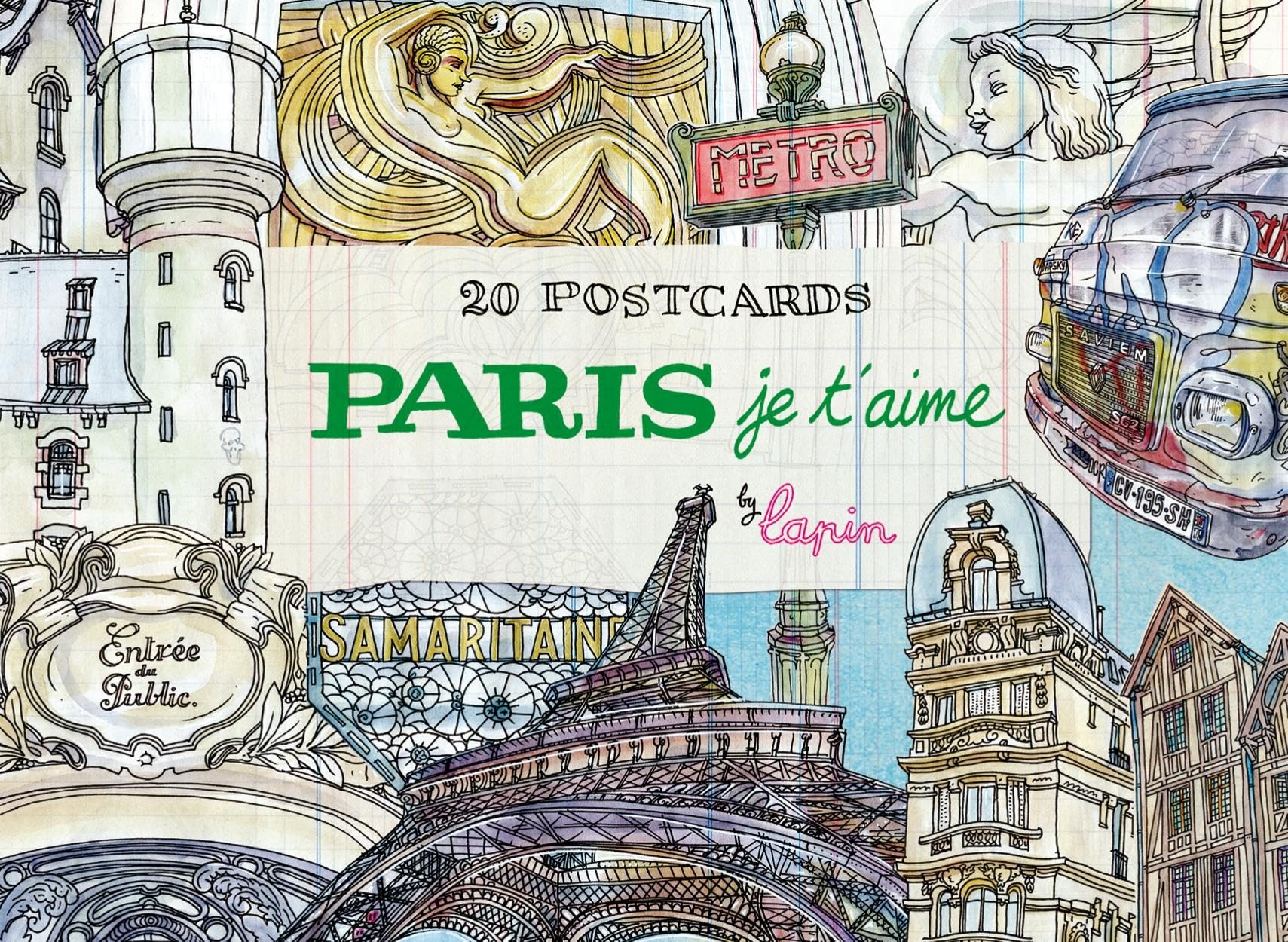 Paris, je t'aime: Postcard Book (Promopress) Media & Communication