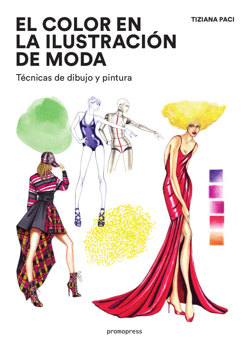 El color en la ilustración de moda. Técnicas de dibujo y pintura book
