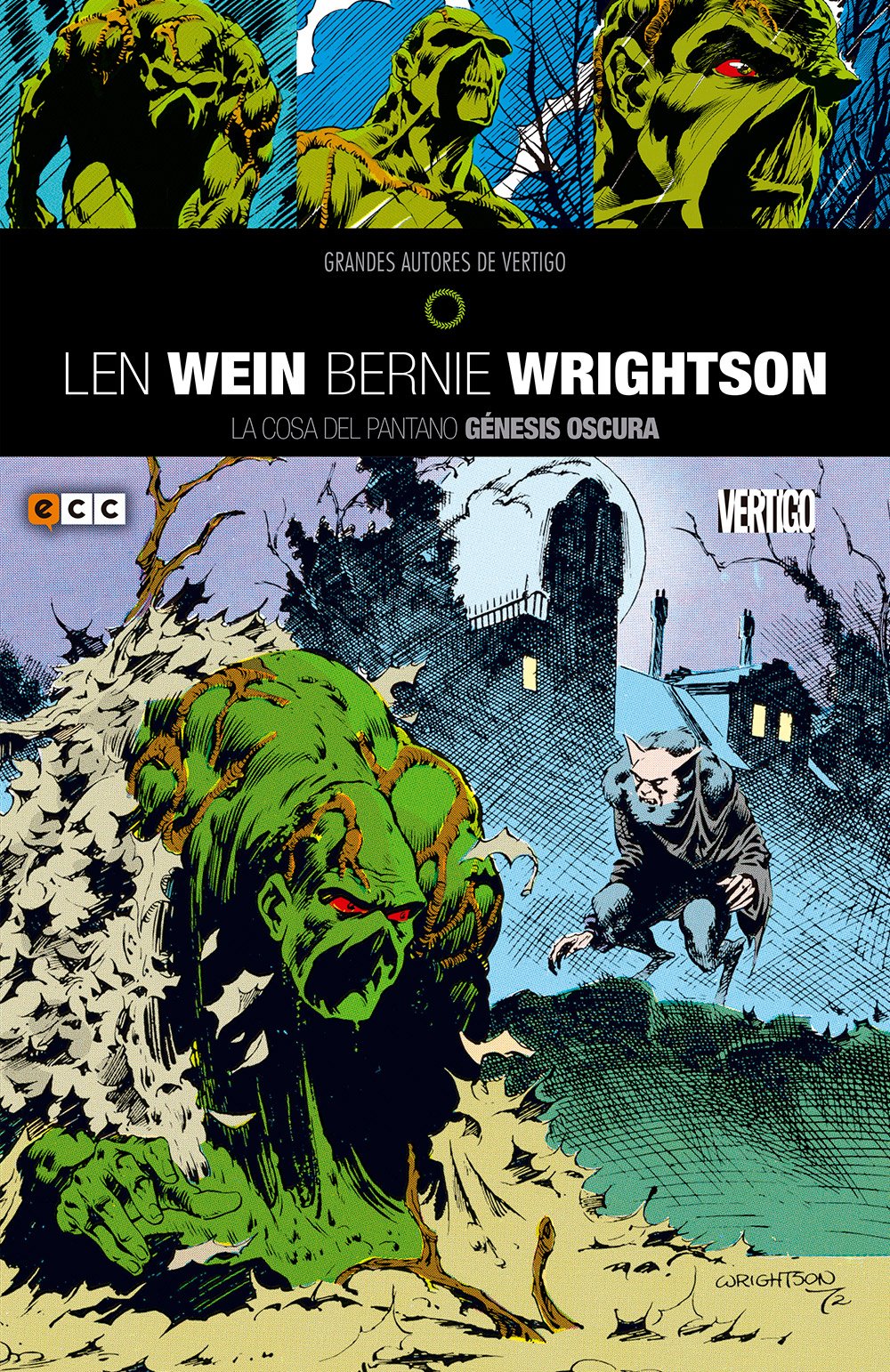 Grandes autores de Vertigo: Len Wein y Bernie Wrightson - La Cosa del Pantano: Génesis Oscura Manga