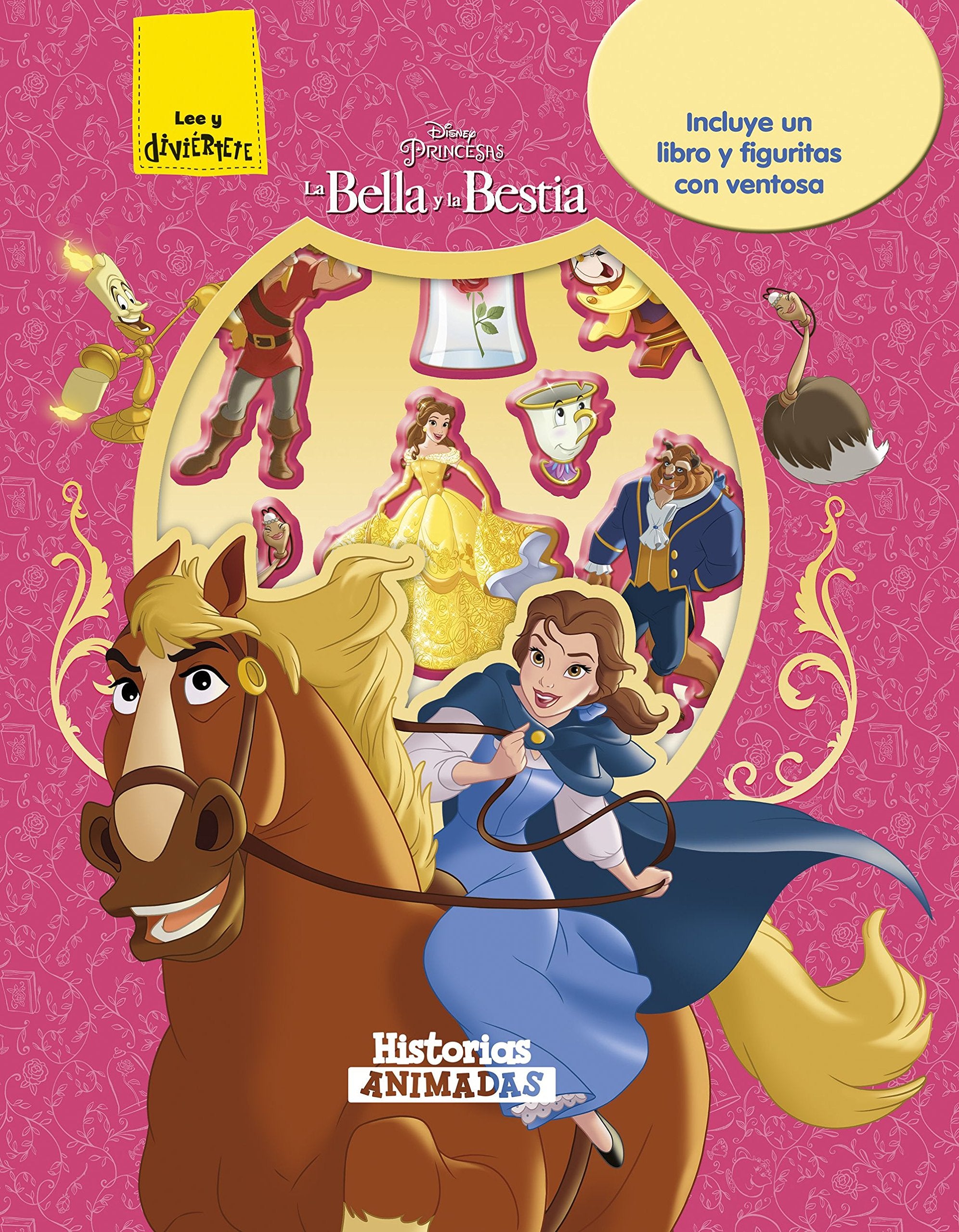 La Bella y la Bestia. Historias animadas: Incluye un libro y figuritas con ventosa Social Sciences