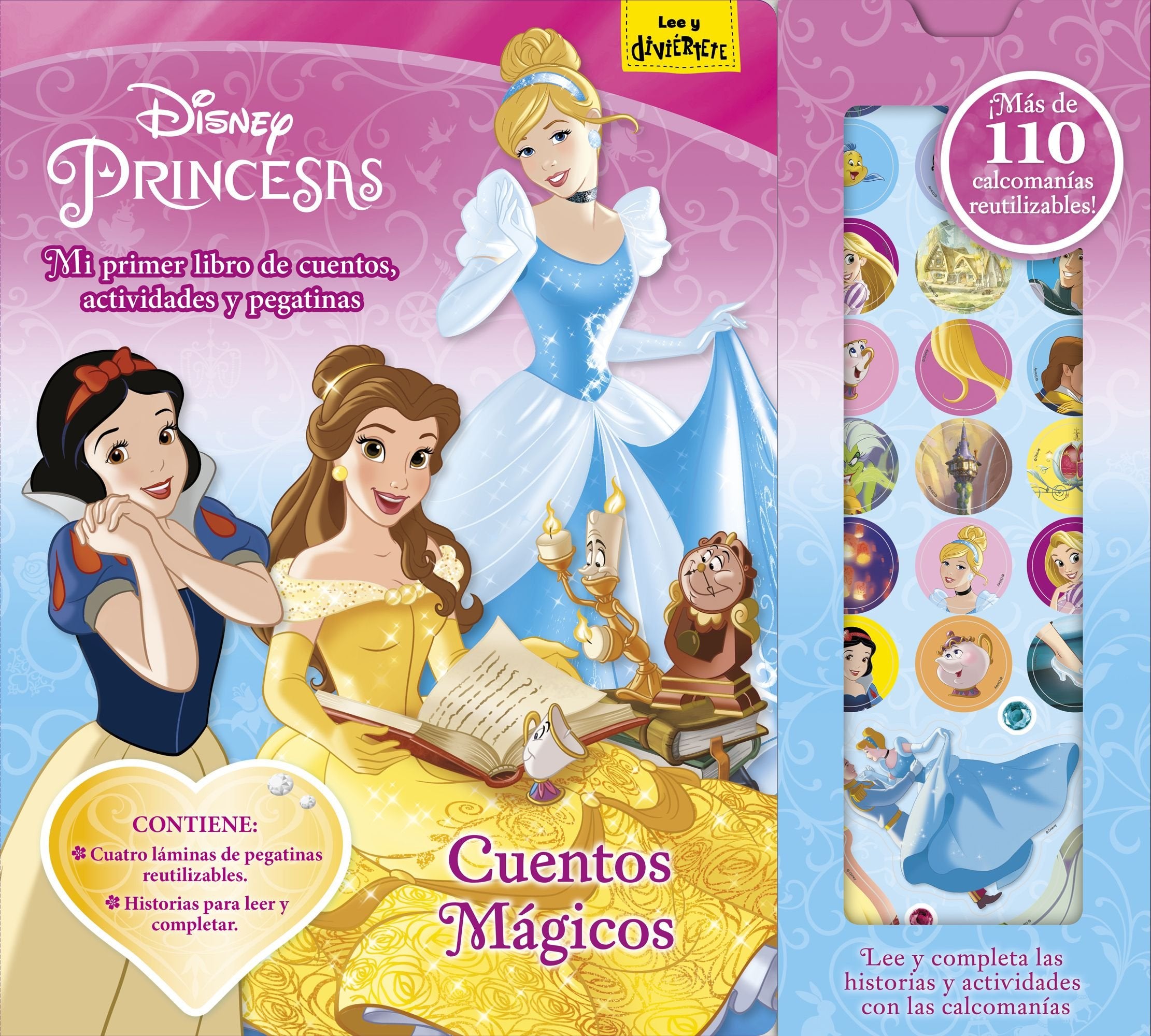 Princesas. Cuentos mágicos: Mi primer libro de cuentos, actividades y pegatinas (Disney. Princesas) Social Sciences