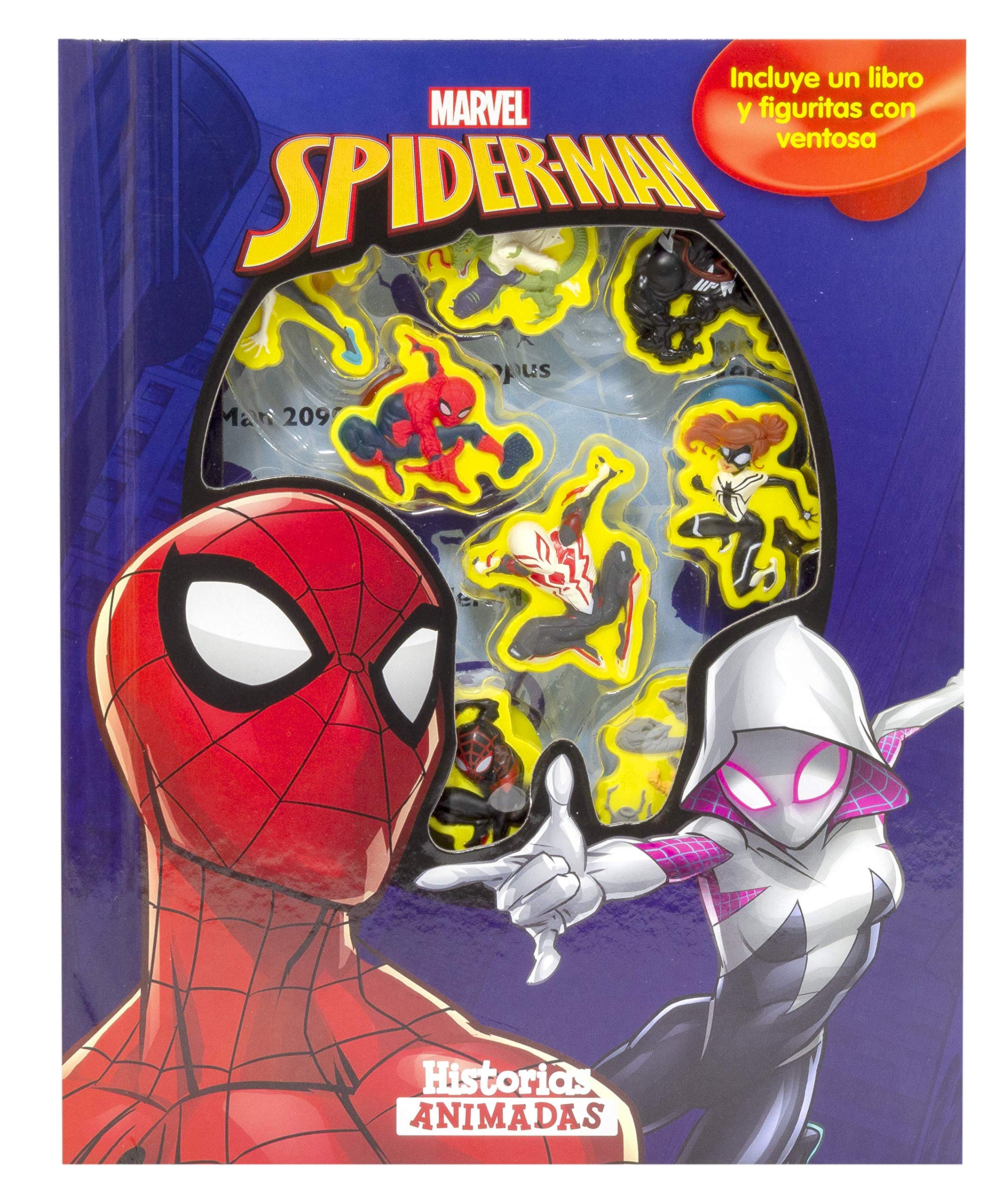 Spider-Man. Historias animadas: Incluye un libro y figuritas con ventosa book