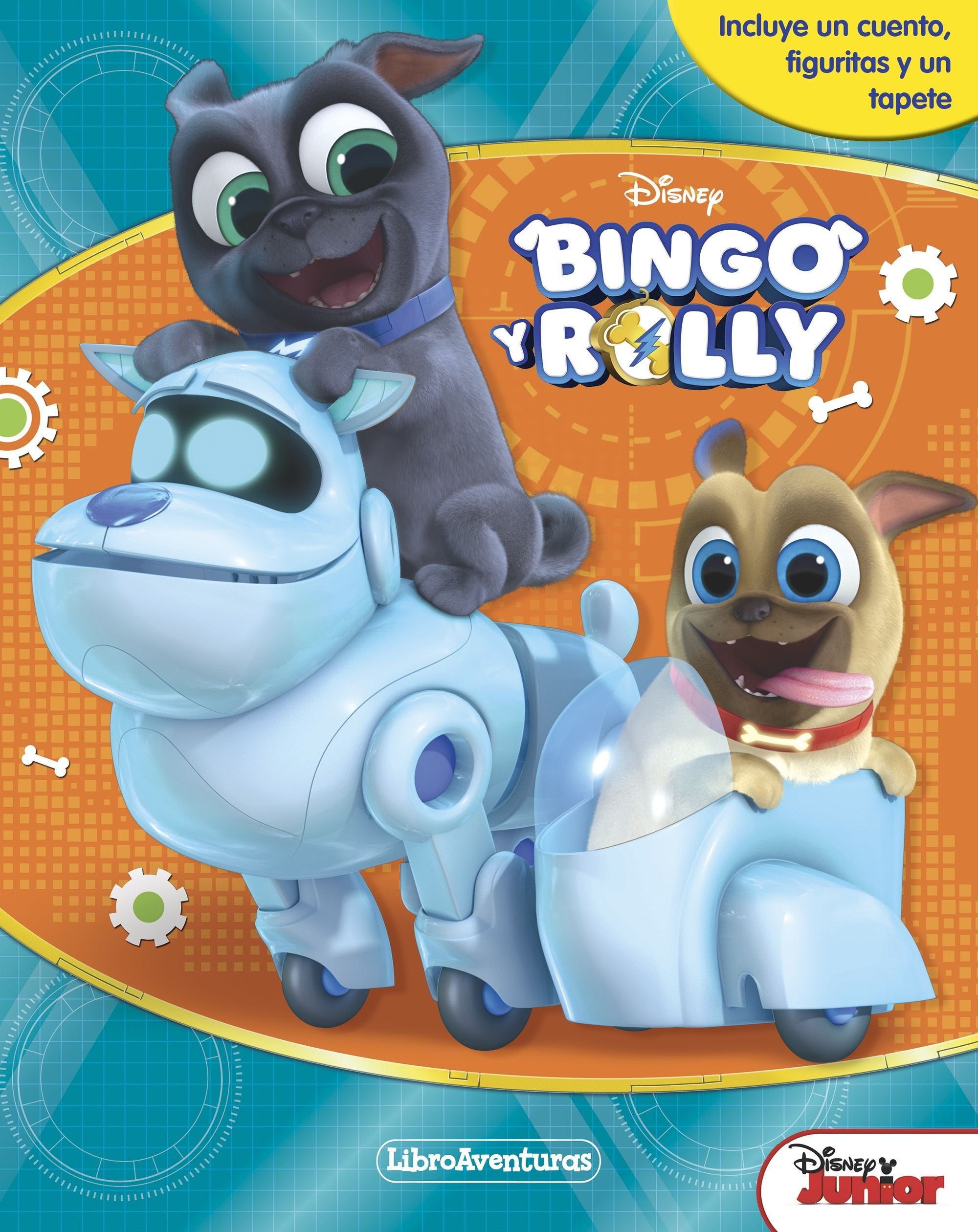 Bingo y Rolly. Libroaventuras: Incluye un cuento, figuritas y un tapete Social Sciences