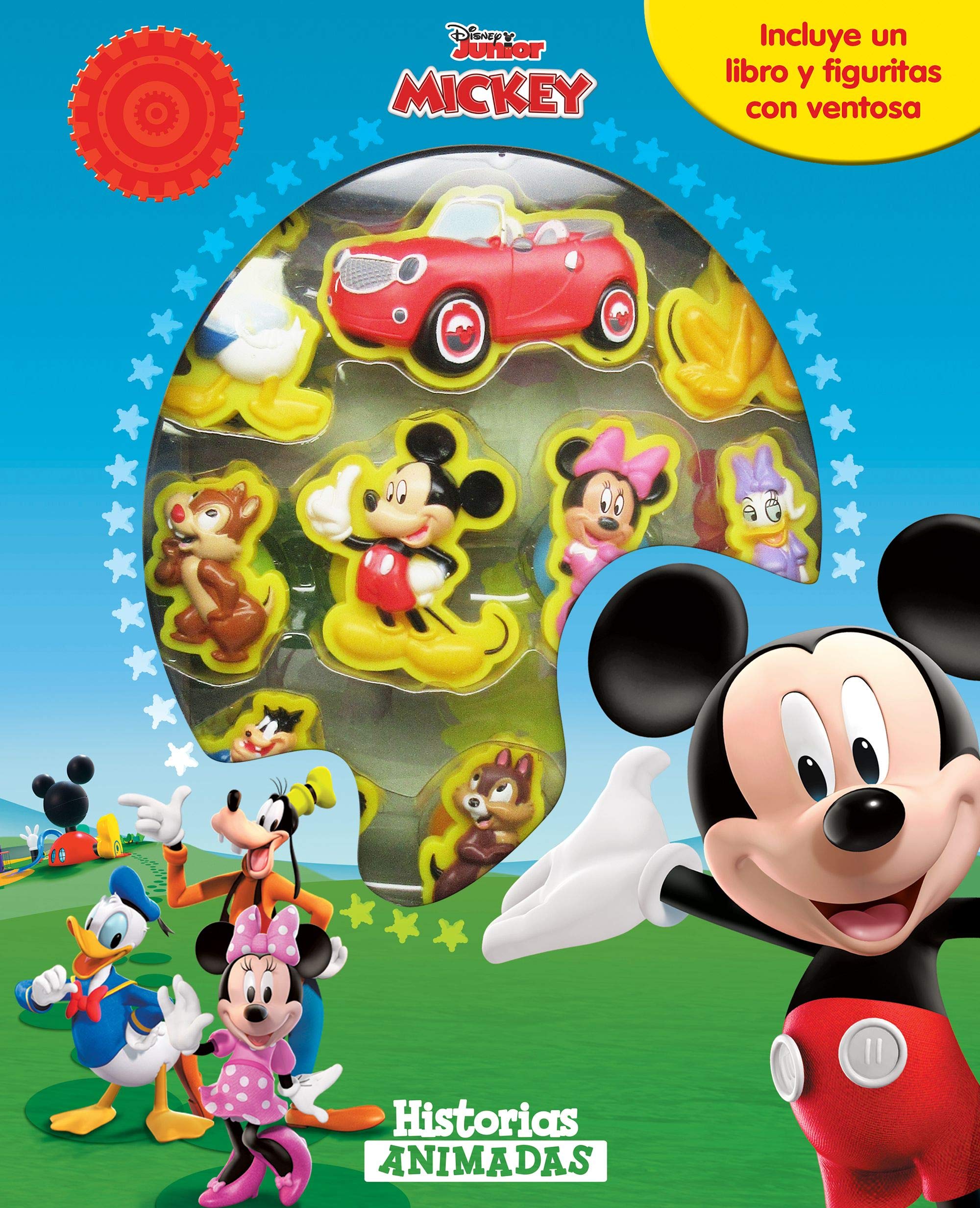 Mickey. Historias animadas: Incluye un libro y figuritas con ventosa book
