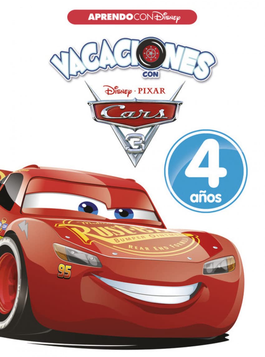 Vacaciones con Cars (4 años) (Disney. Cuaderno de vacaciones) (Aprendo con Disney) Non-fiction