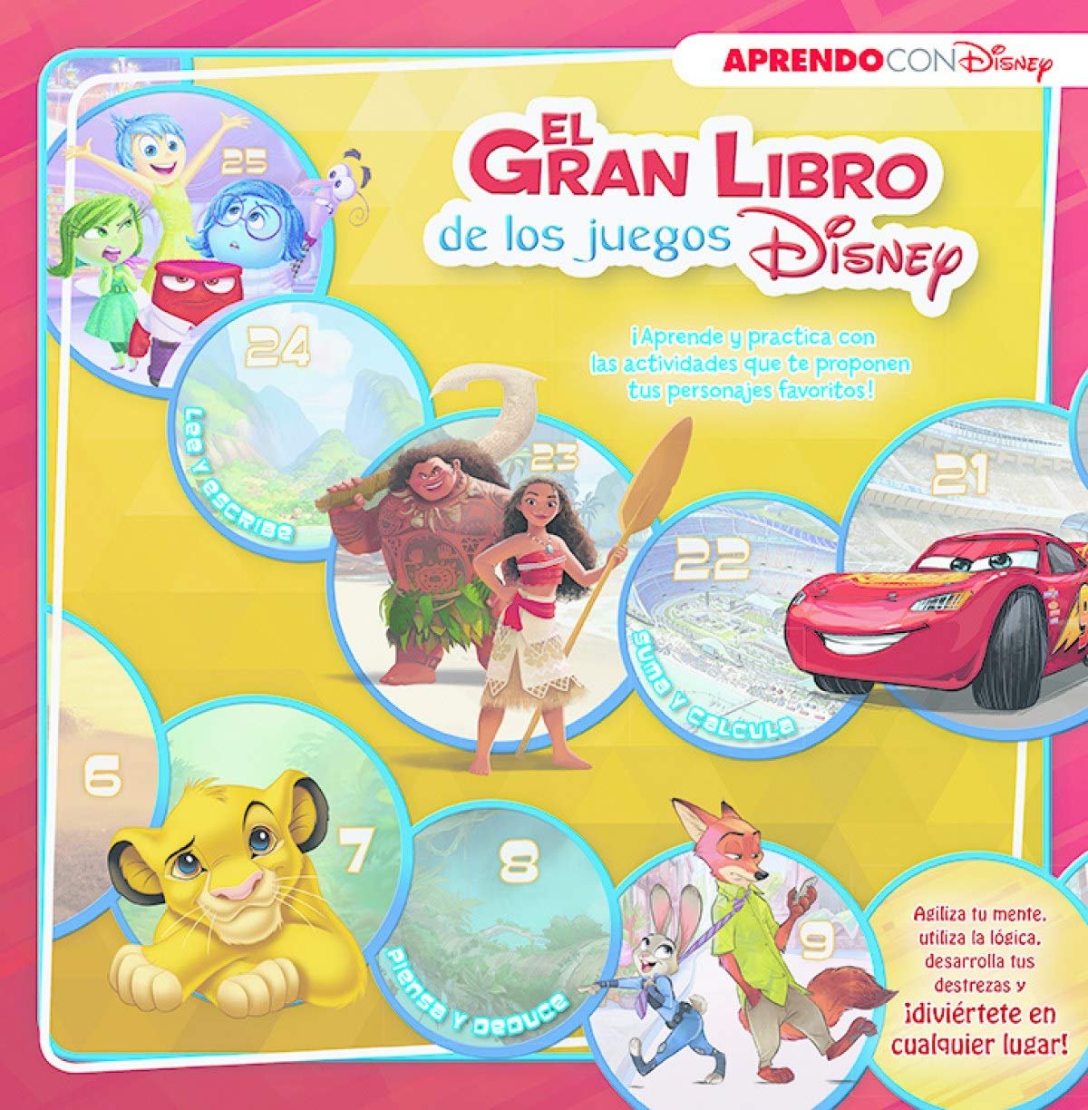 El gran libro de los juegos Disney : ¡aprende y practica con las actividades que te proponen tus personajes favoritos! (Aprendo con Disney) Social Sciences