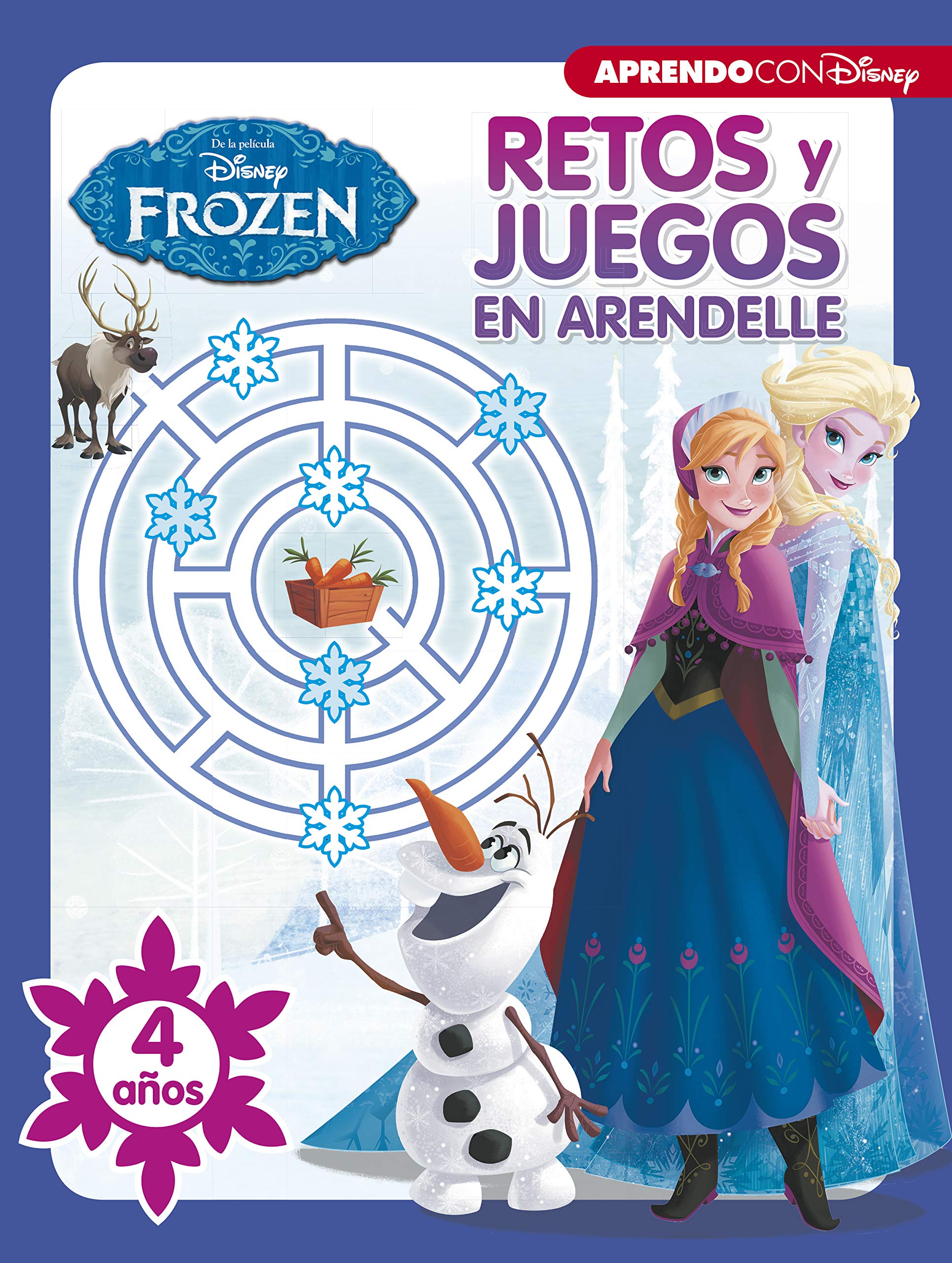 Retos y juegos en Arendelle. 4 años (Aprendo con Disney) Social Sciences