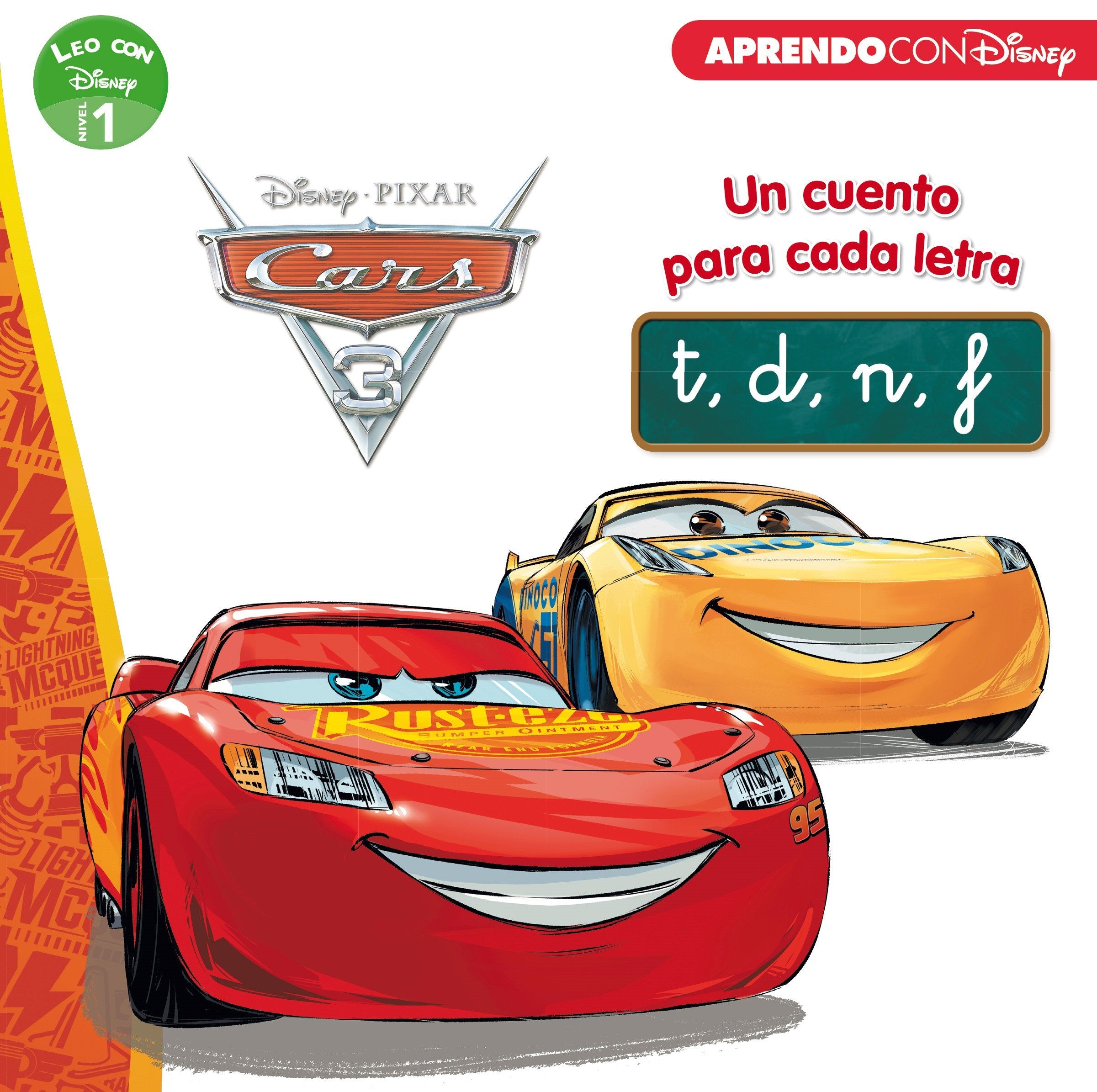 CARS 3.UN CUENTO PARA CADA LETRA LEO CON (Aprendo con Disney) Social Sciences