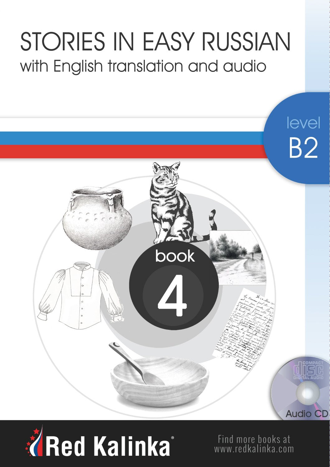 Stories in easy Russian. Level B2. Book 4: With English translation and audio Media & Communication