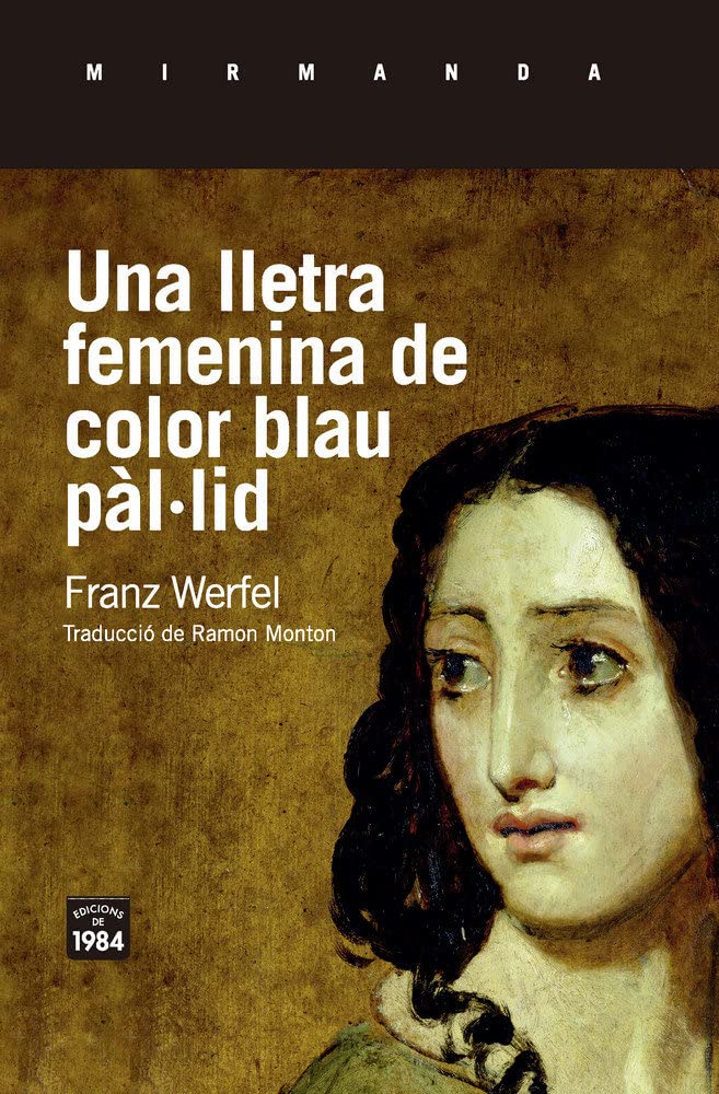 Una lletra femenina de color blau pàl·lid book