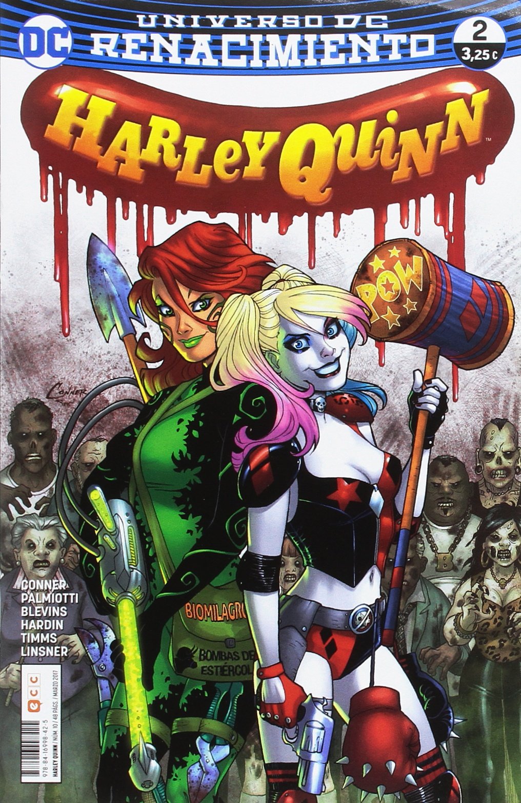 Harley Quinn núm. 10/ 2 (Renacimiento) Superheroes