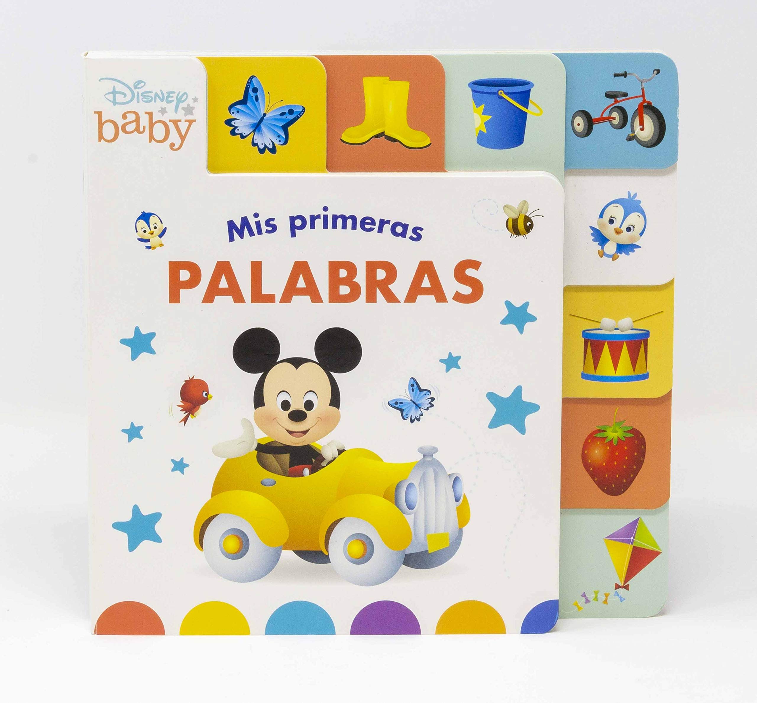 Disney Baby. Mis primeras palabras: Libro de cartón con pestañas Books