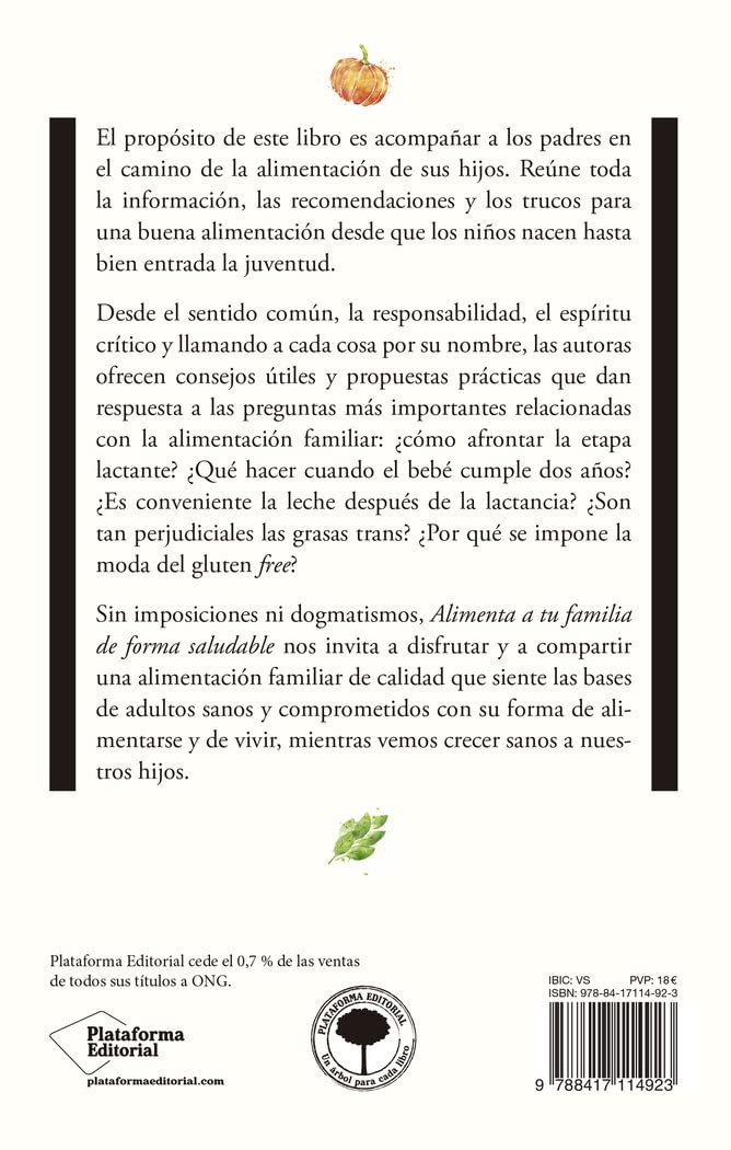 Alimenta a tu familia de forma saludable book
