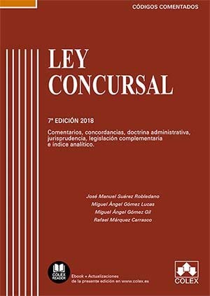 Ley Concursal: Comentarios, concordancias, doctrina administrativa, jurisprudencia, legislación complementaria e índice analítico (Código Comentado) Law