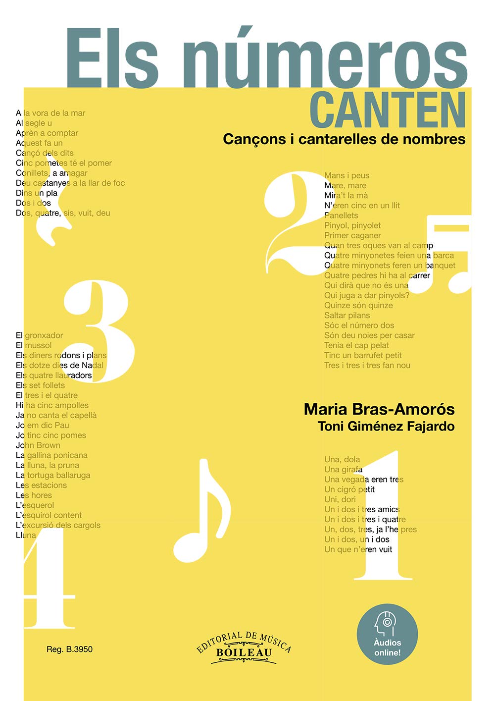 Els números canten: Cançons i cantarelles de nombres Arts & Music