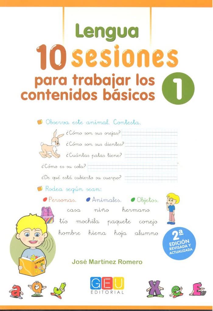 10 Sesiones para trabajar los contenido básicos : lengua y matemáticas 1 book