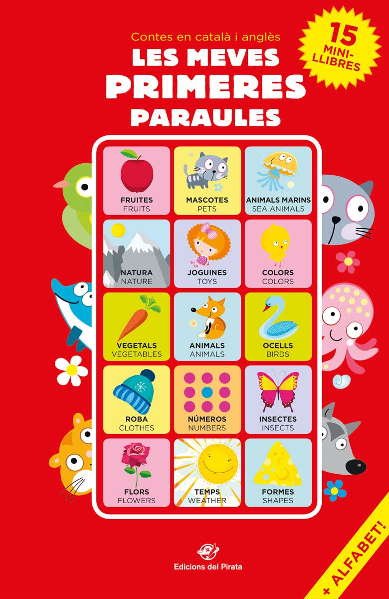 Les meves primeres paraules: Contes per a nadons - 15 minillibres per aprendre paraules – Diferents temàtiques, de cartró i contes apilables per jugar a construccions (Contes per a bebès, Band 1) Parents & Children