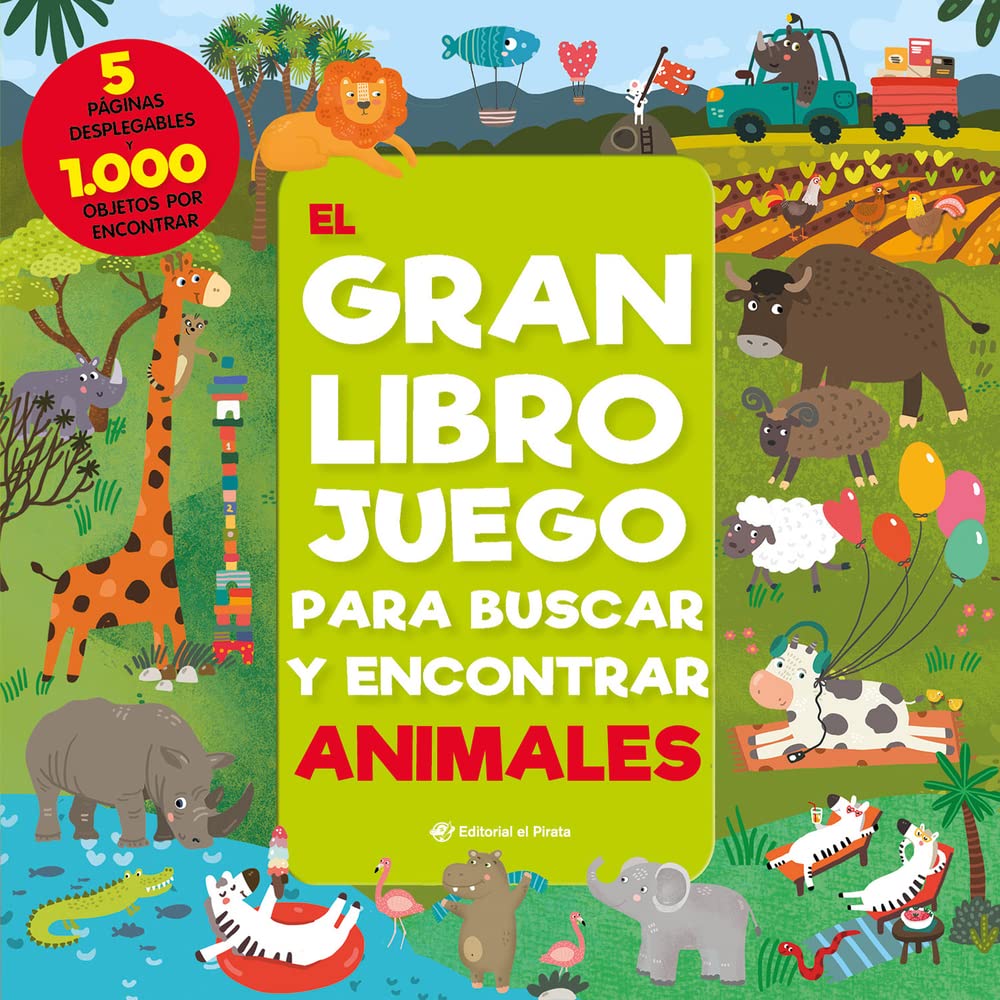 El gran libro juego para buscar y encontrar animales / The big game book to search and find animals book