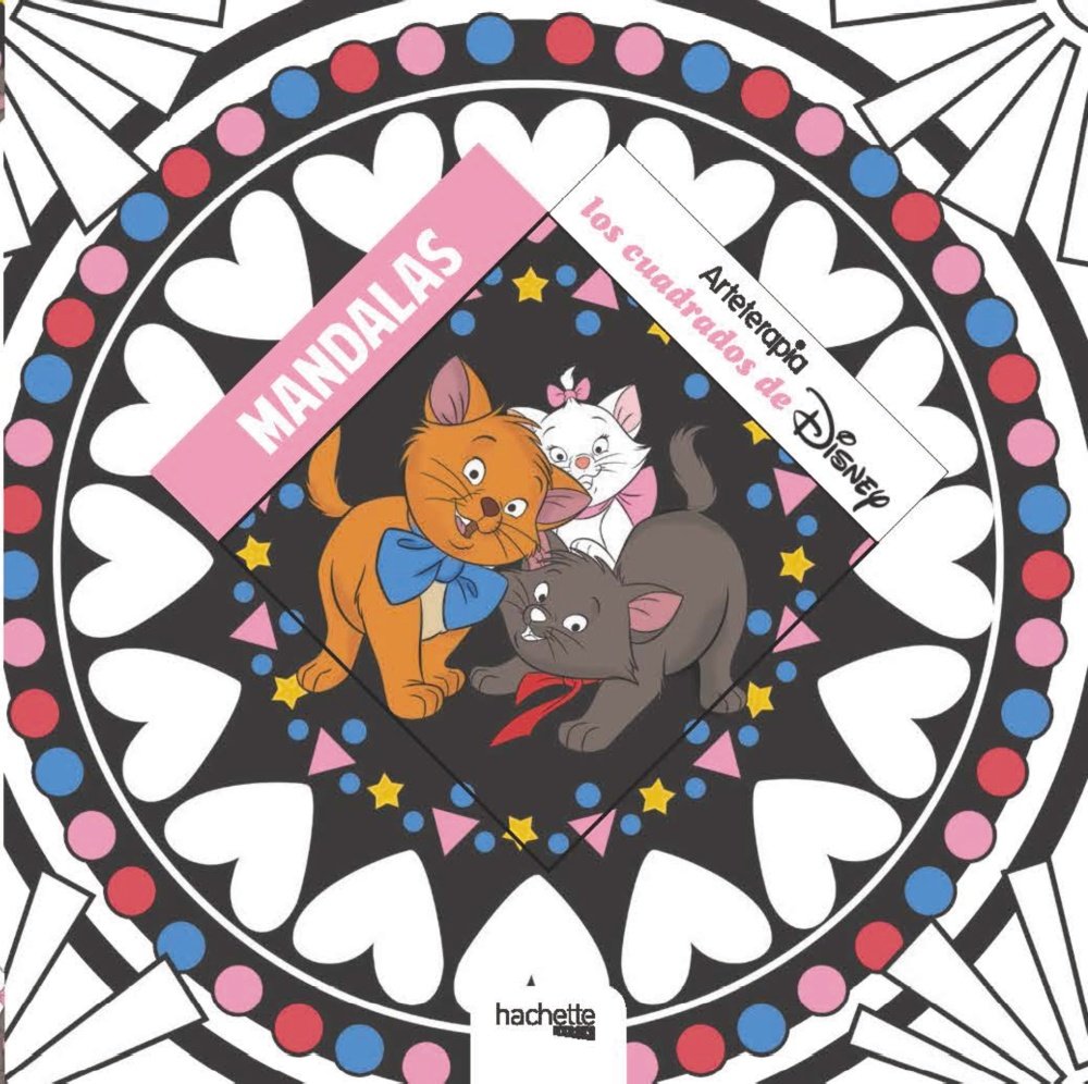 Arteterapia. Los cuadrados de Disney: Mandalas book