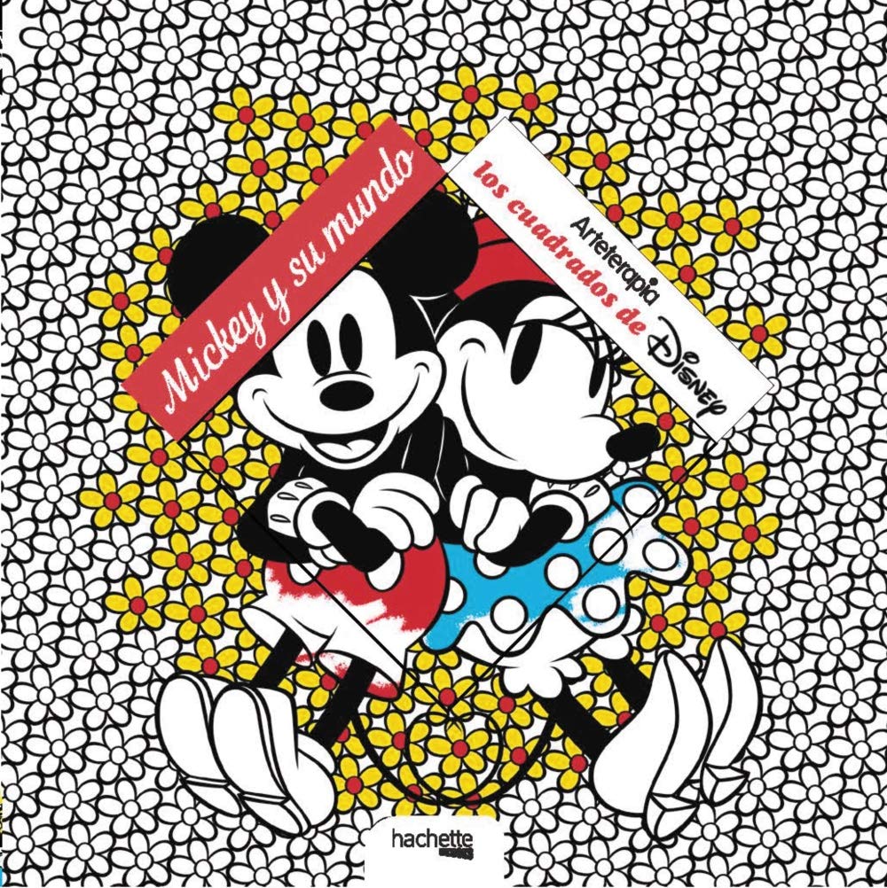 Arteterapia. Los cuadrados de Disney. Mickey y su mundo book