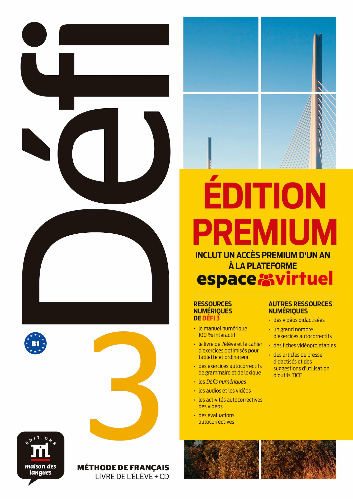 Défi 3 Premium Livre de l´élève + CD: Défi 3 Premium Livre de l´élève + CD Foreign Languages ​​& Dictionaries