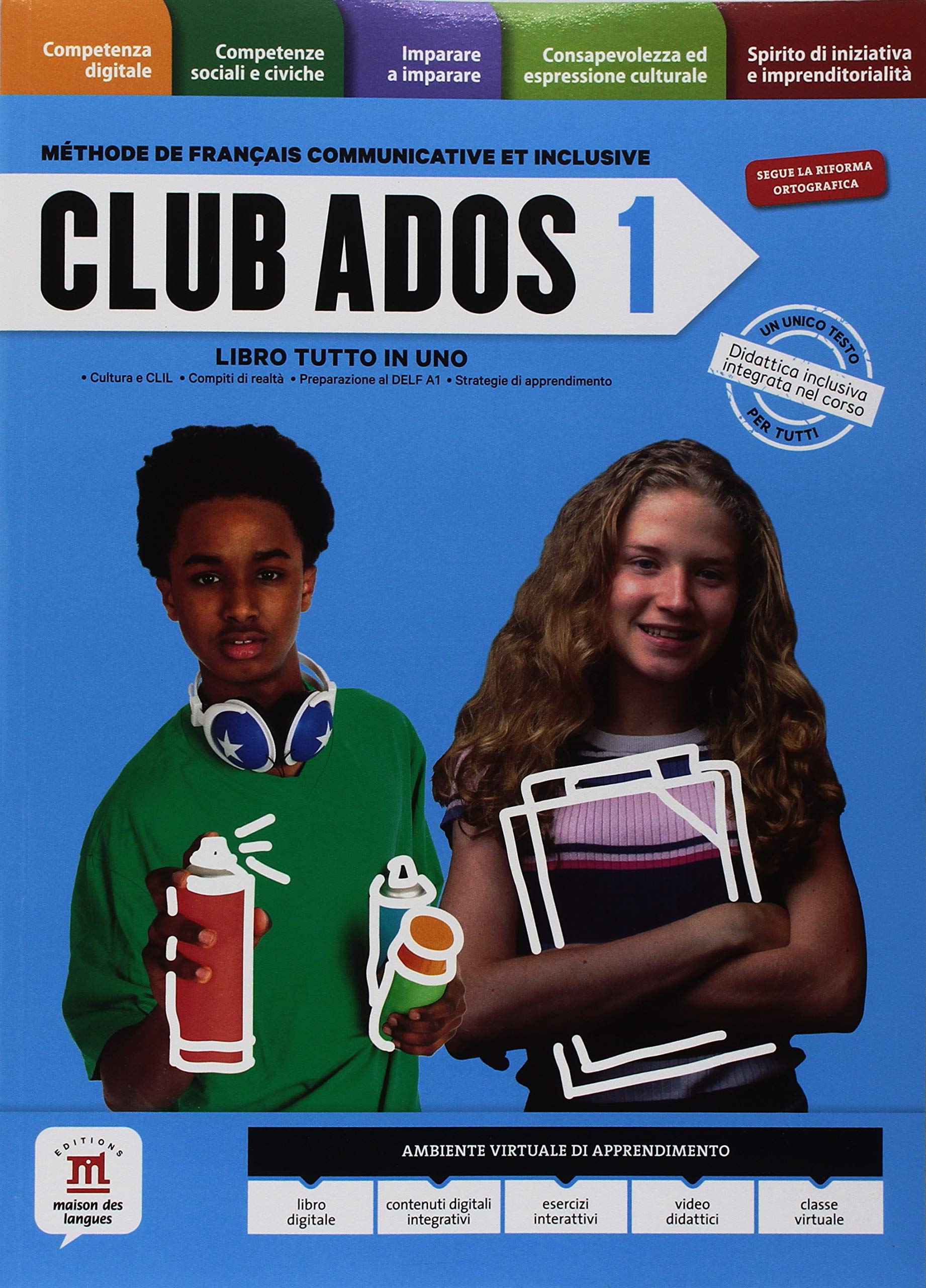 Club@dos. Livre de l'élève-Cahier d'exercices. Per la Scuola media (Vol. 1) book