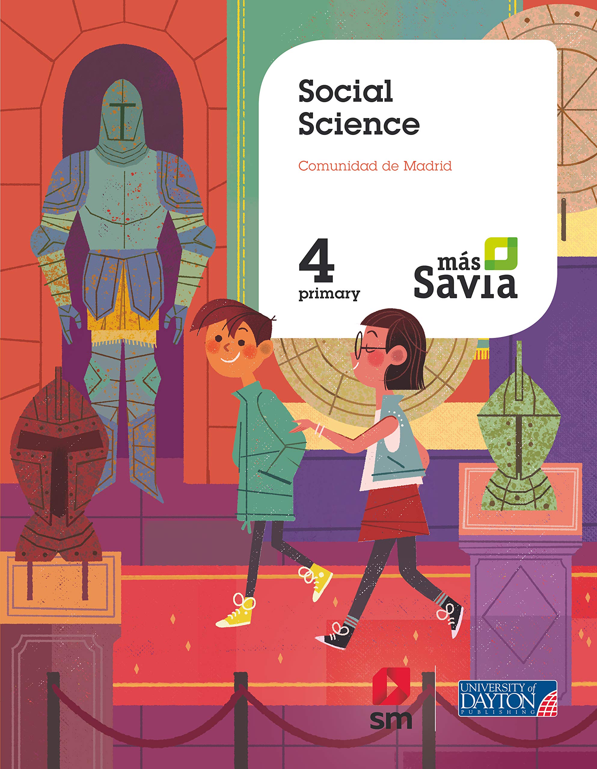 Social Science. 4 Primary. Más Savia. Madrid book
