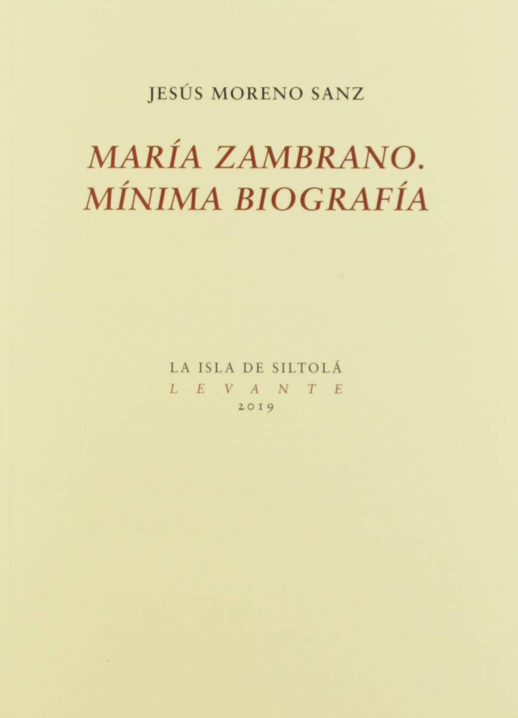 María Zambrano : mínima biografía Books