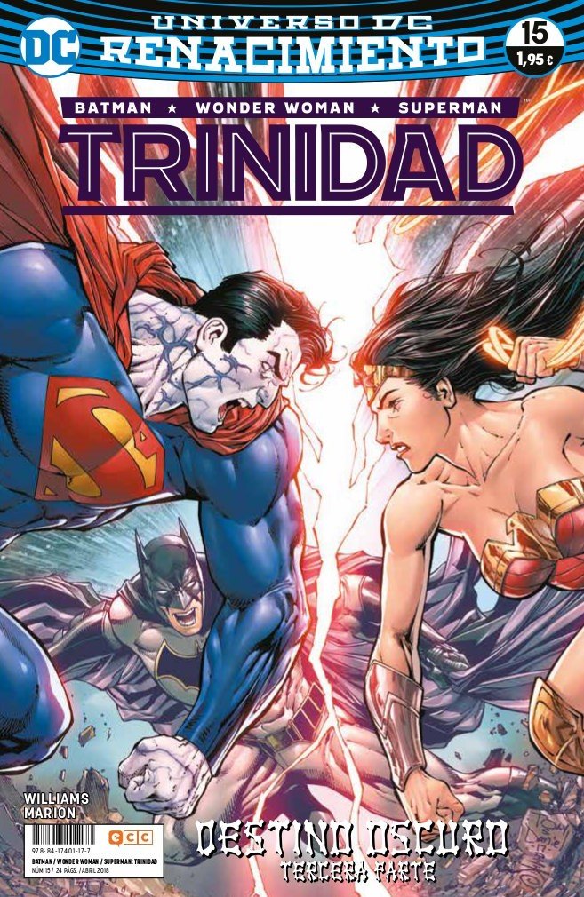 Batman/Superman/Wonder Woman: Trinidad núm. 15 (Renacimiento) Superheroes