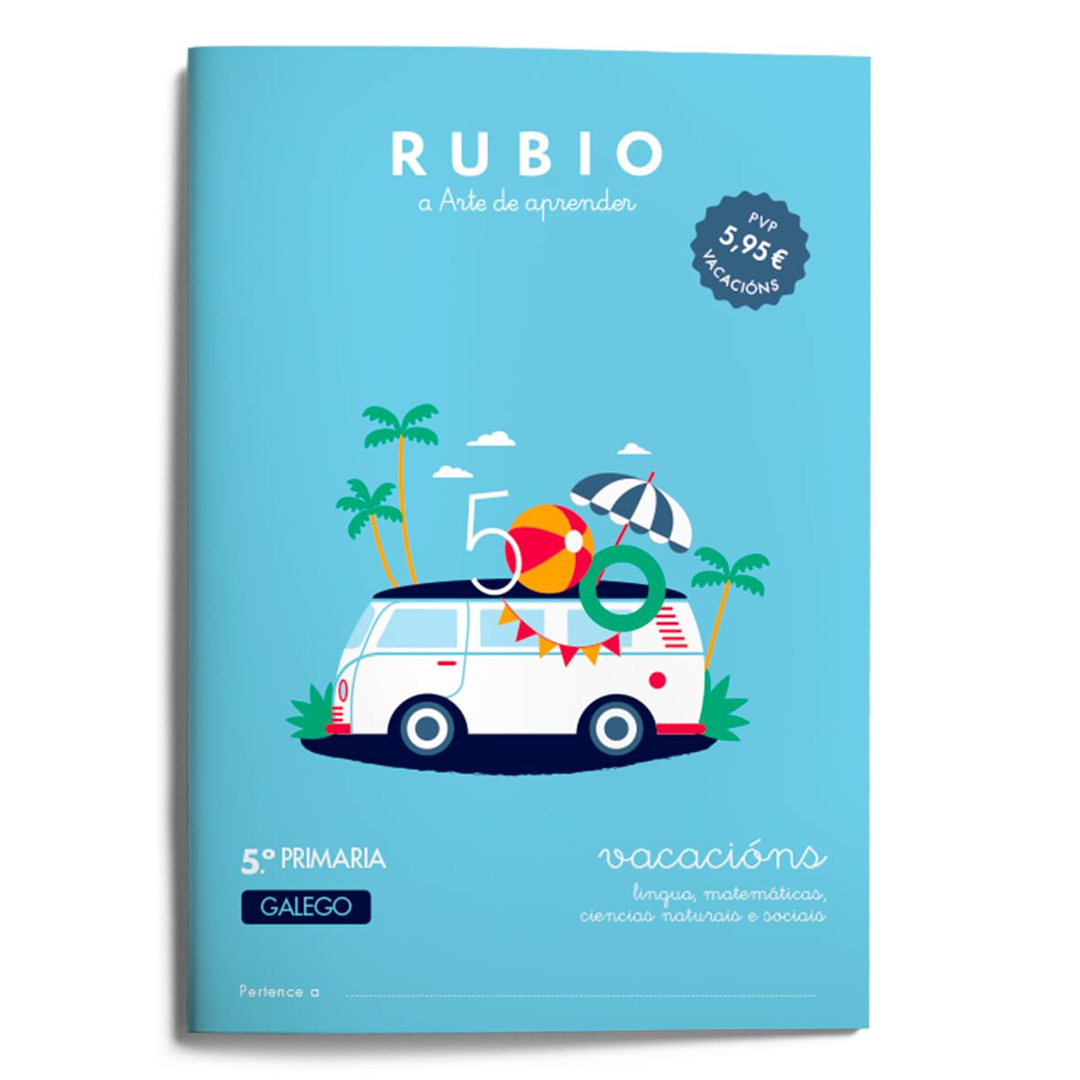 Vacacións RUBIO 5º Primaria (galego) (Vacaciones RUBIO (galego), Band 6) Professional & Reference Books