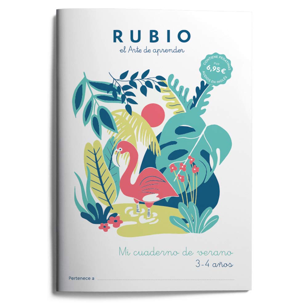 Mi cuaderno de verano RUBIO. 3-4 años Non-fiction