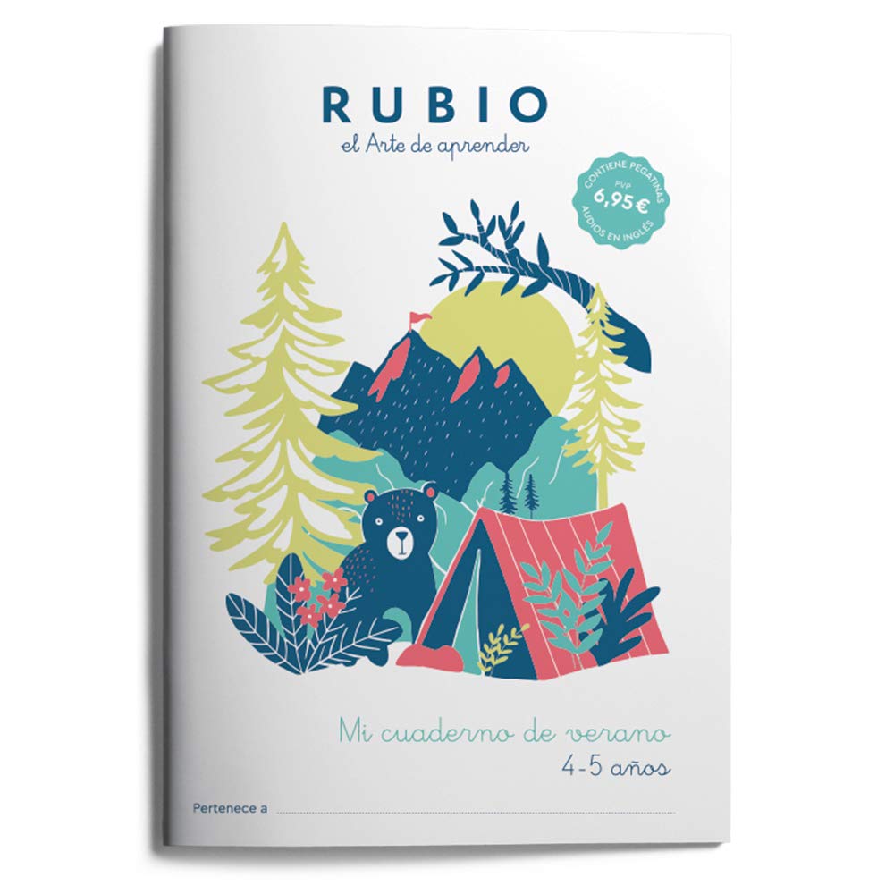 Mi cuaderno de verano RUBIO. 4-5 años Non-fiction