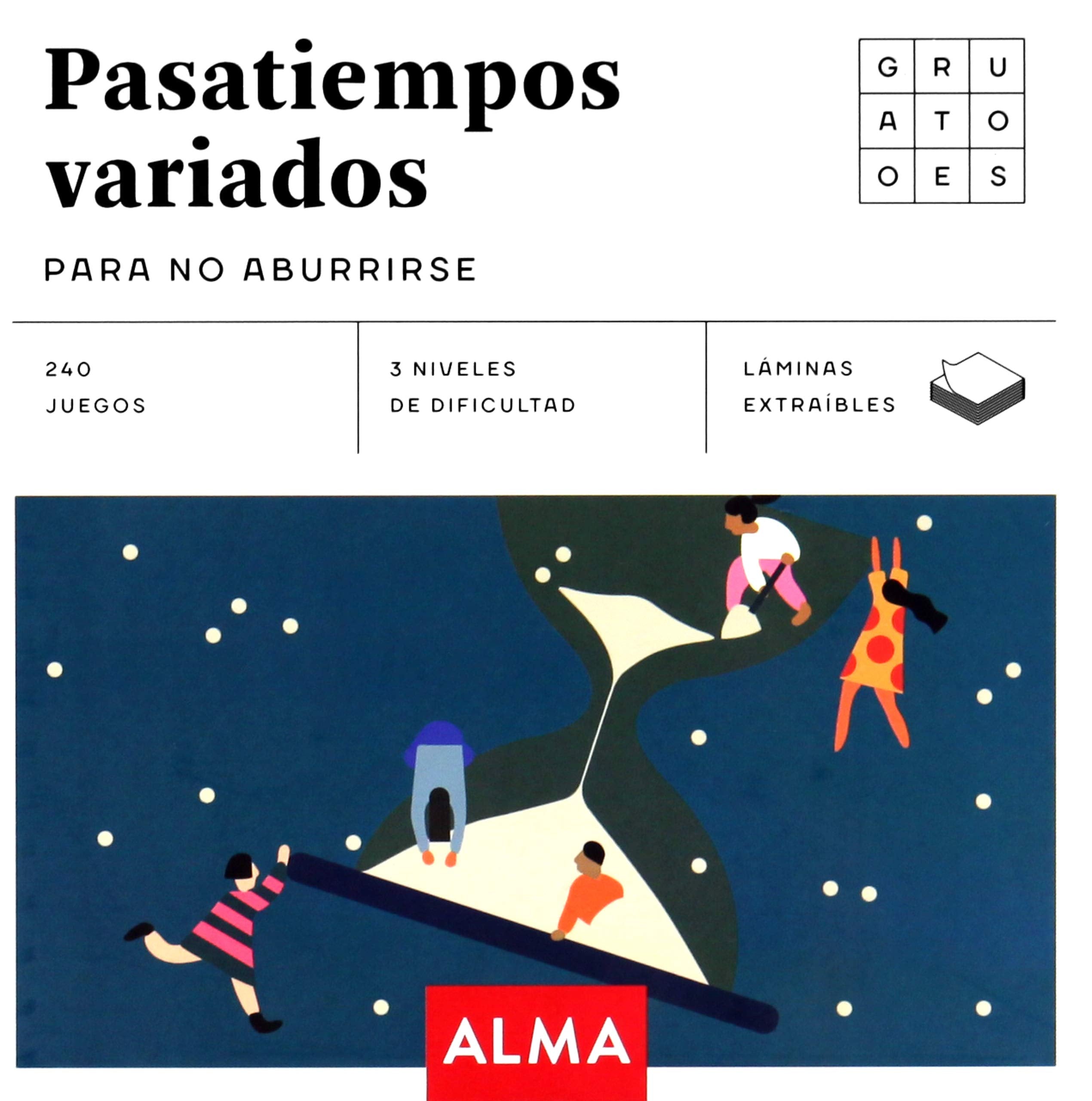 Pasatiempos variados para no aburrirse (cuadrados de diversión) Children's books