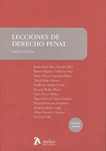 Lecciones de derecho penal. Parte especial. 5ª edición book