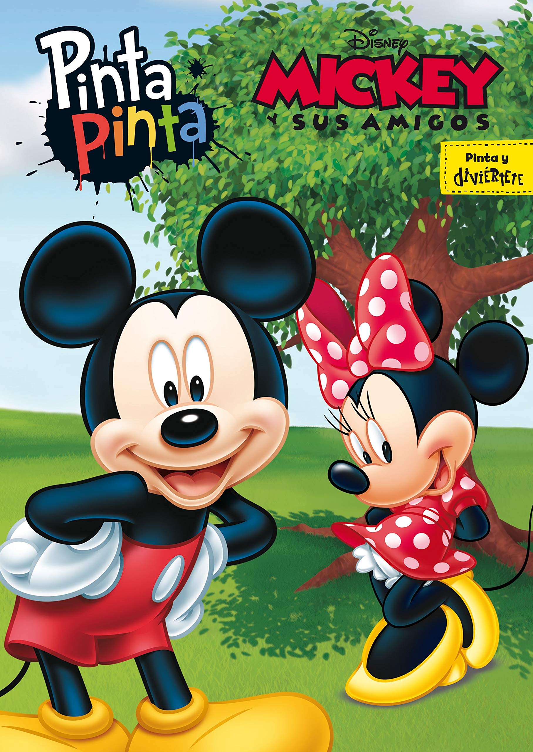 Mickey y sus amigos. Pinta Pinta: Libro para colorear book