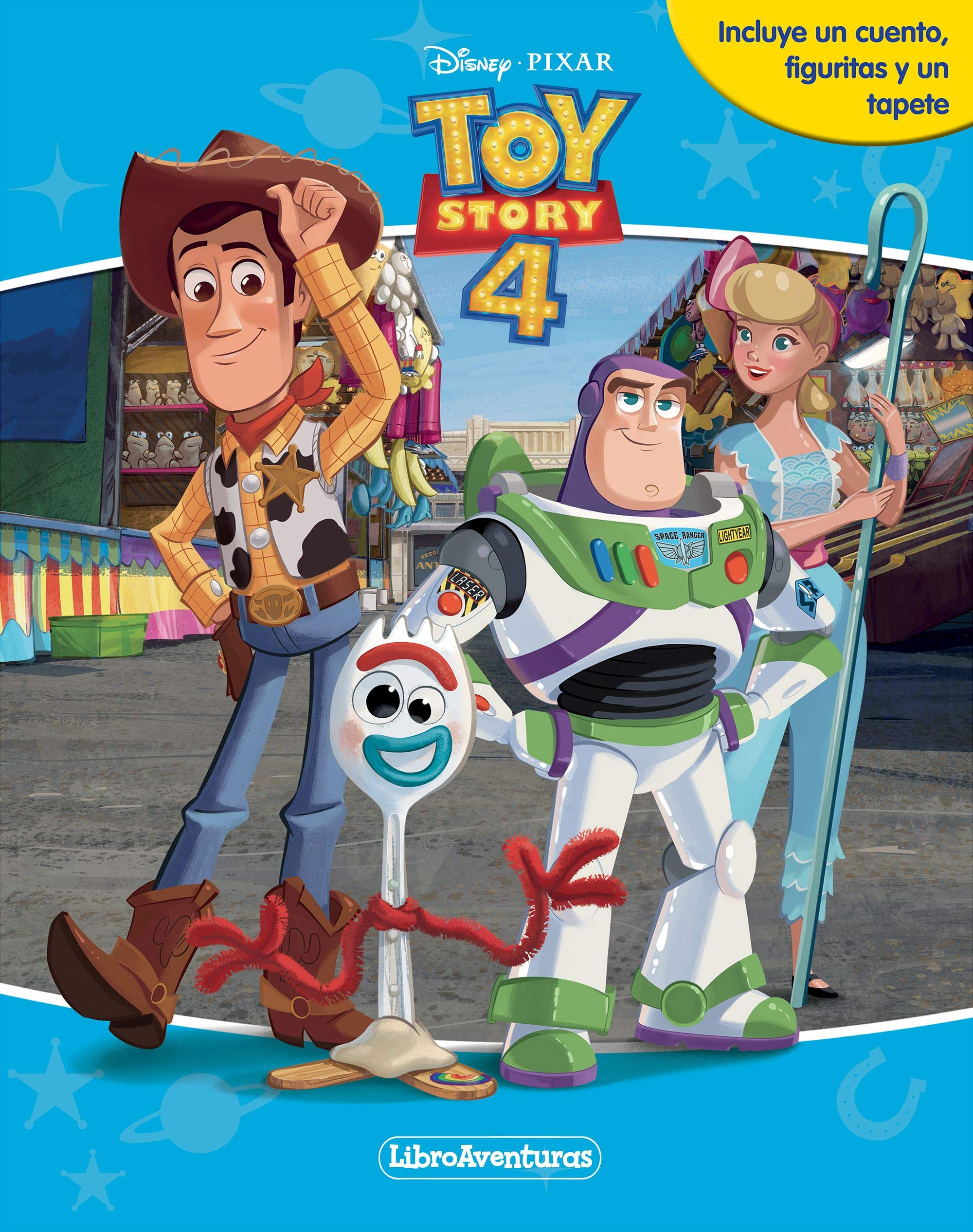 Toy Story 4. Libroaventuras: Incluye un cuento, figuritas y un tapete Tiptoi & Games