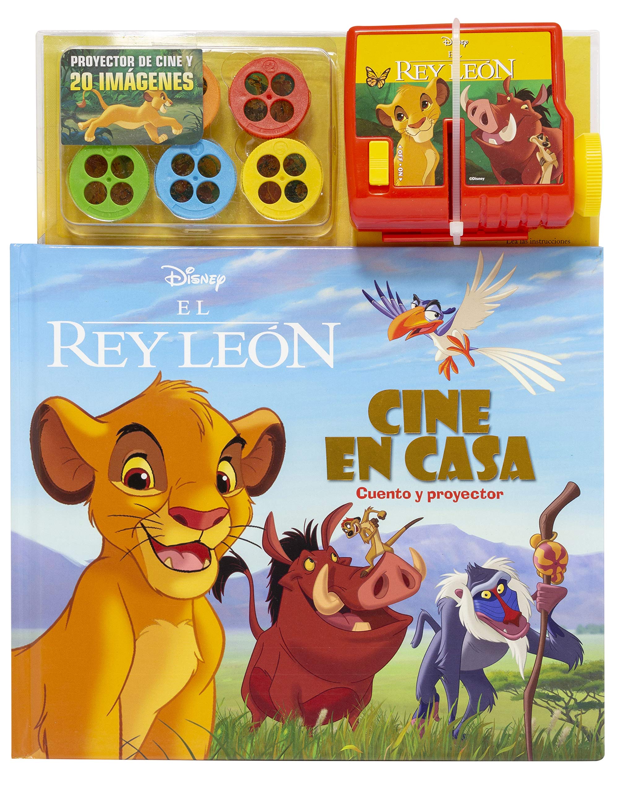 El Rey León. Cine en casa: Cuento y proyector (Disney. El Rey León) Tiptoi & Games