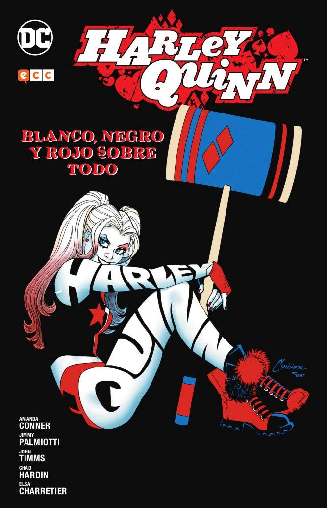 Harley Quinn: Blanco, negro y rojo sobre todo book