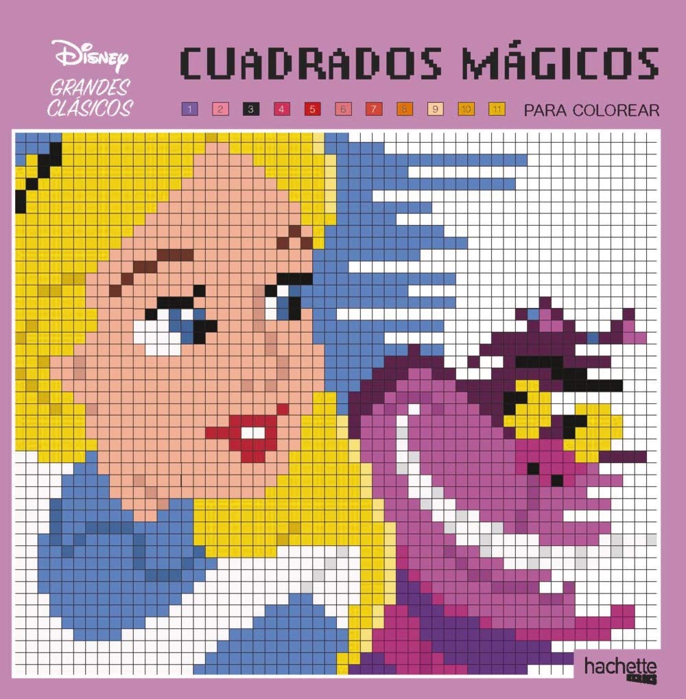 Cuadrados mágicos-Grandes Clásicos Disney (Hachette HEROES - DISNEY - Colorear) Hobbies & Crafts