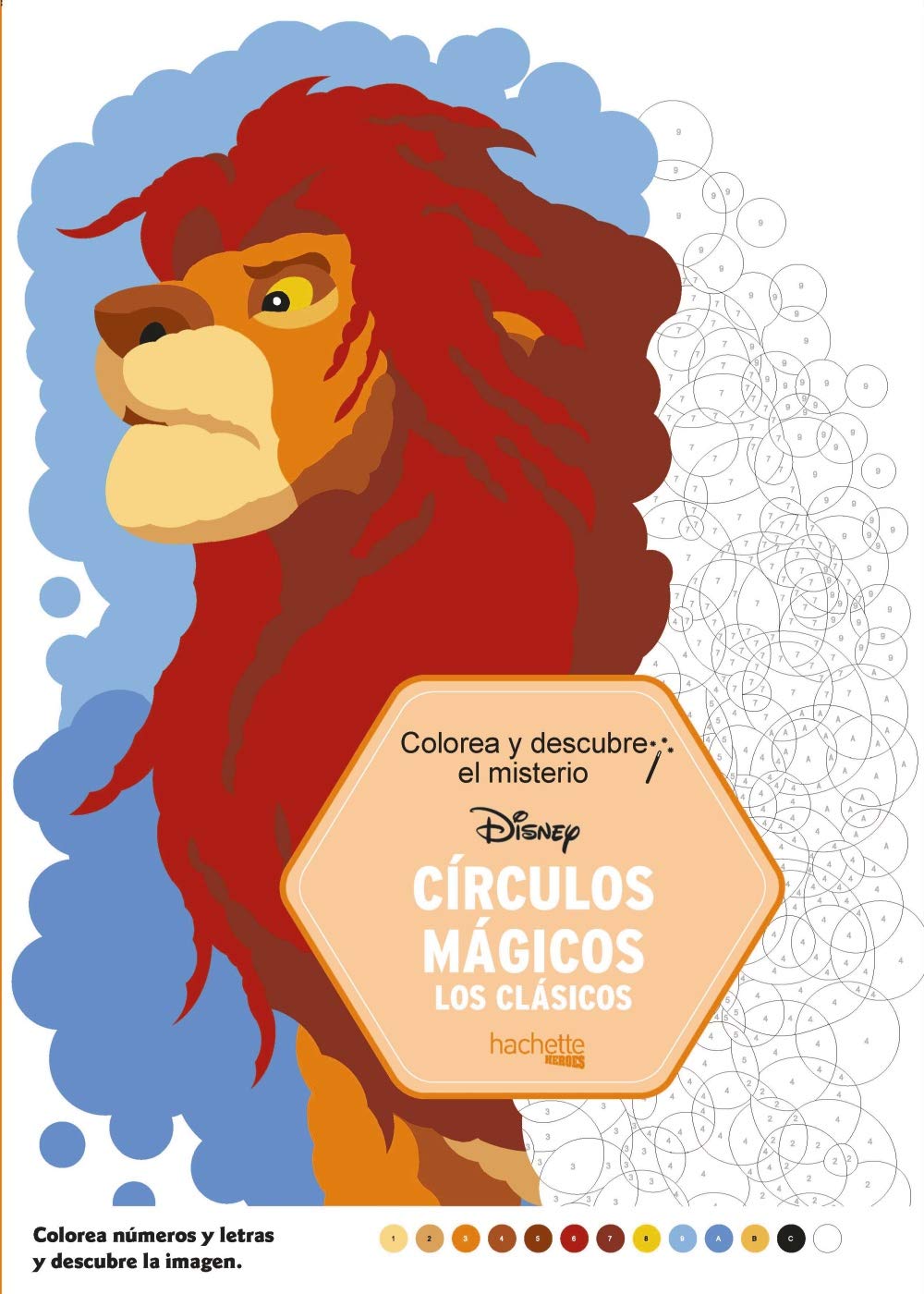 Colorea y descubre el misterio. Círculos mágicos book