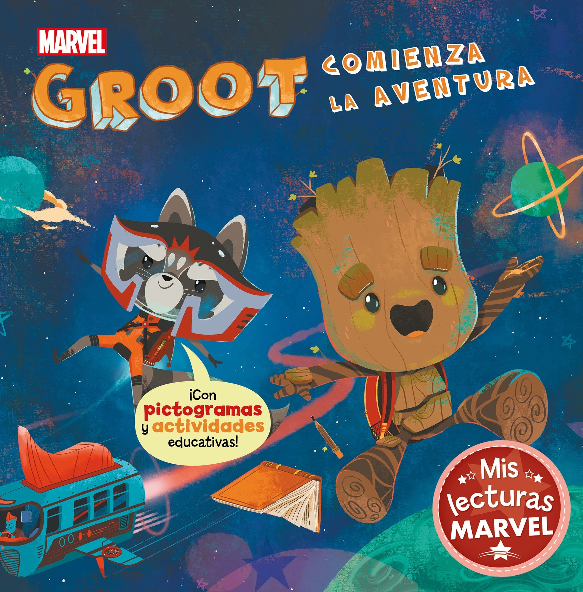 Groot comienza la aventura (Mis lecturas Marvel): Con pictogramas y actividades educativas book