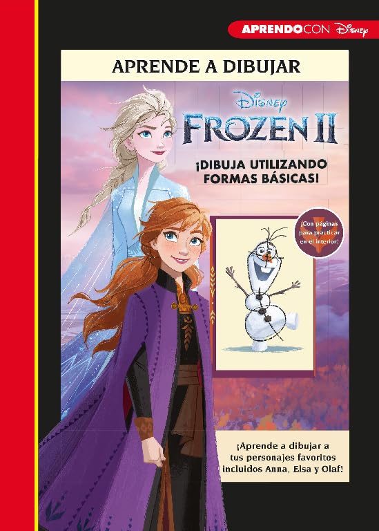 Aprende a dibujar Frozen II (Disney. Libros creativos): ¡Aprende a dibujar a tus personajes favoritos, incluidos Anna, Elsa y Olaf! (Aprendo con Disney) Non-fiction