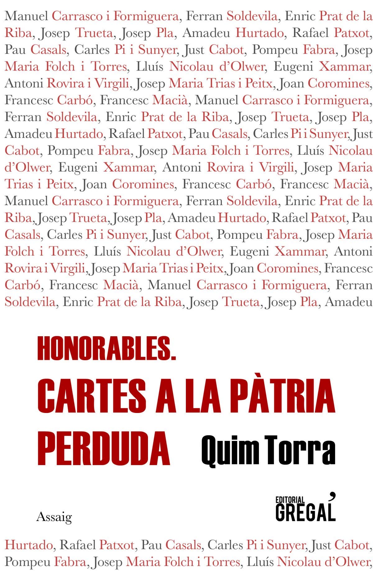 Honorables: Cartes a la pàtria perduda book