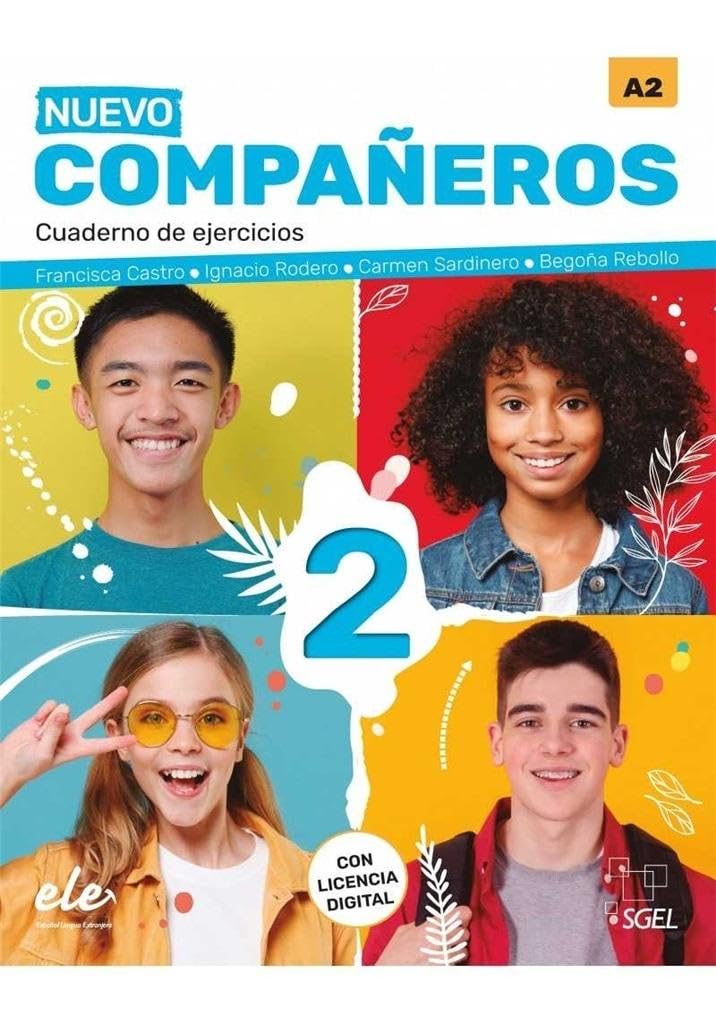 Nuevo Compañeros 2 cuaderno de ejercicios: Cuaderno de ejercicios + licencia digital 2 (A2) Foreign Languages ​​& Dictionaries