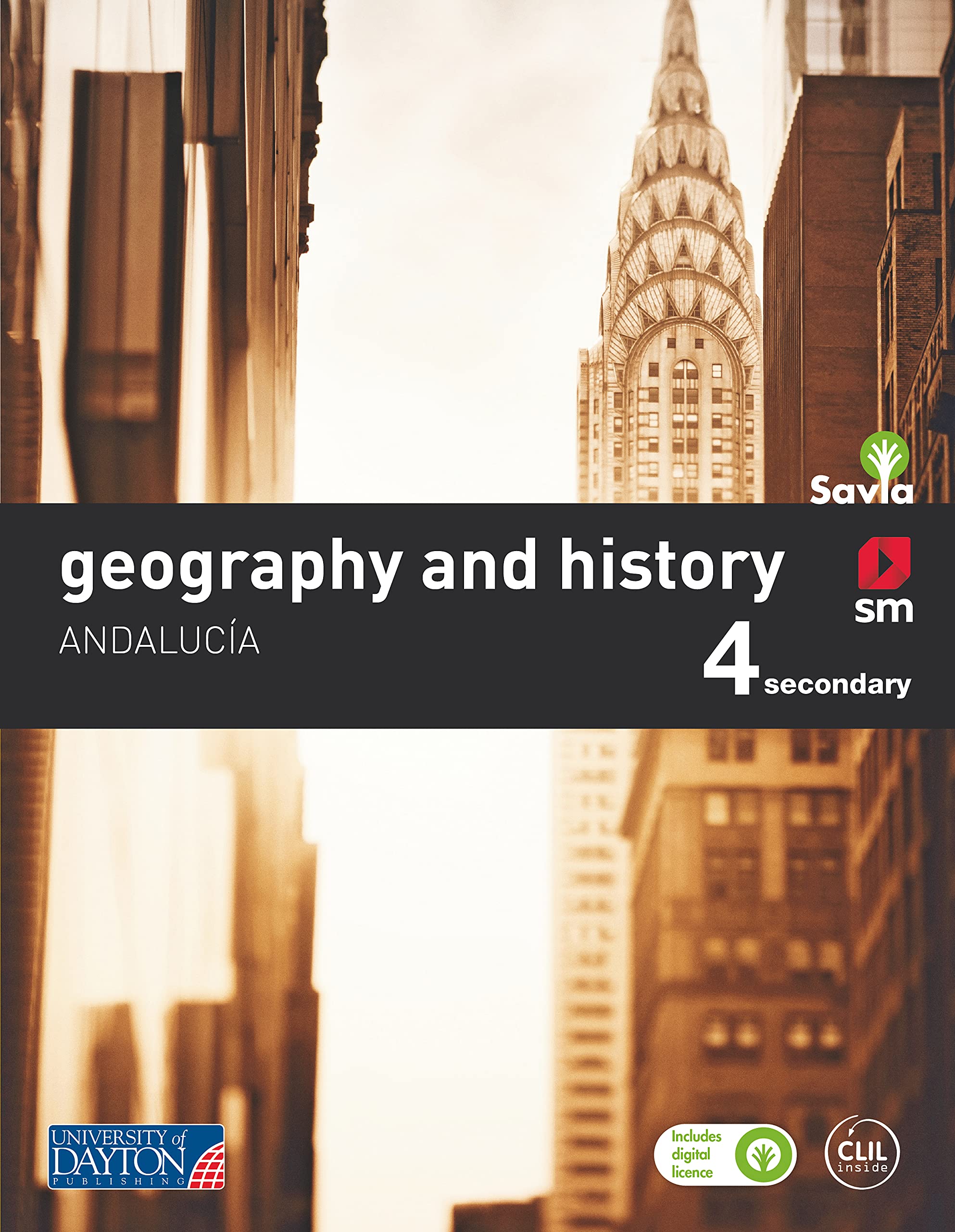 Geography and history. 4 ESO. Savia. Andalucía book