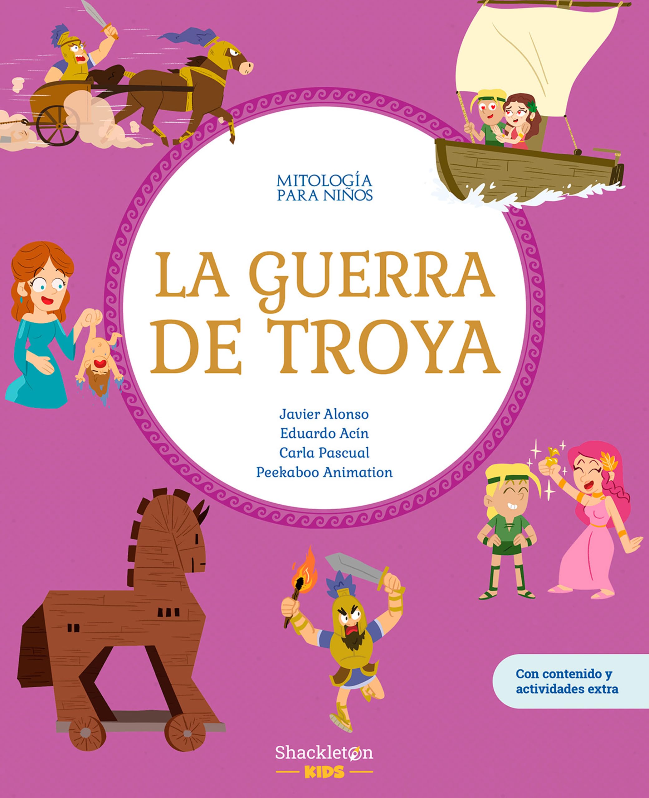 La guerra de Troya: Libro infantil con juegos y actividades extra | Las mejores historias de la mitología griega y romana, convertidas en preciosos cuentos para niños. book