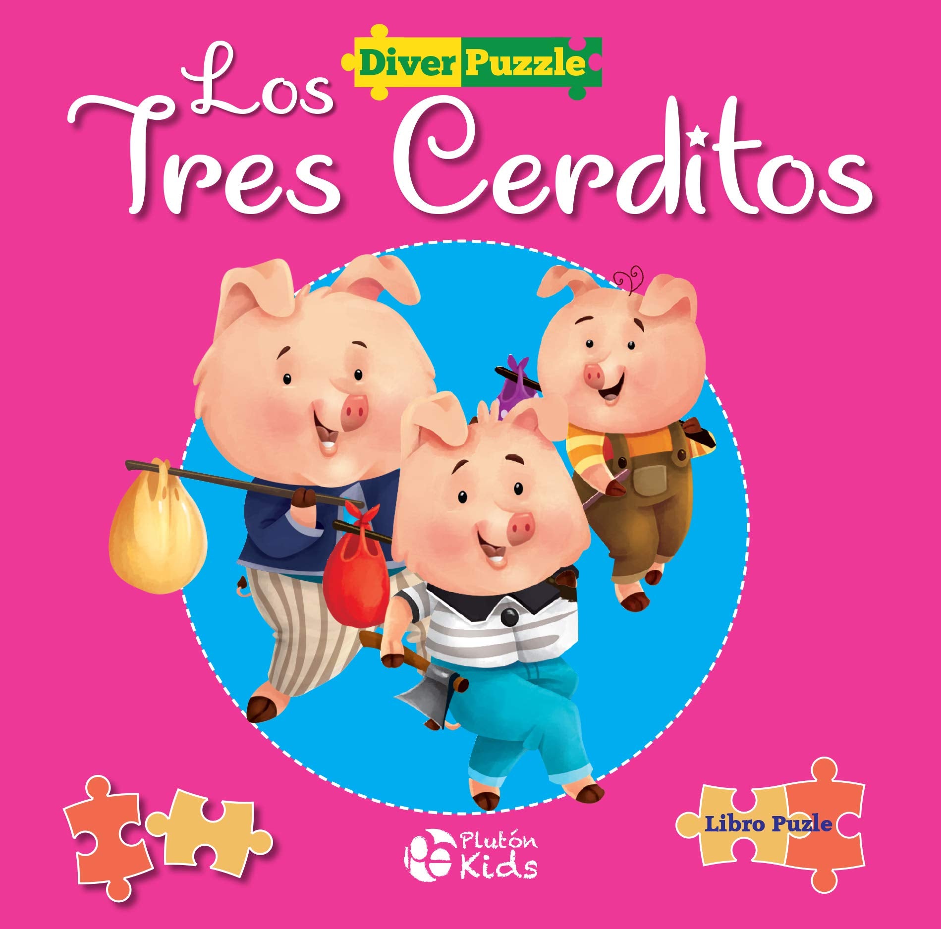 LOS TRES CERDITOS: DIVER PUZZLE (PLUTON KIDS, Band 1) Leisure & Fun