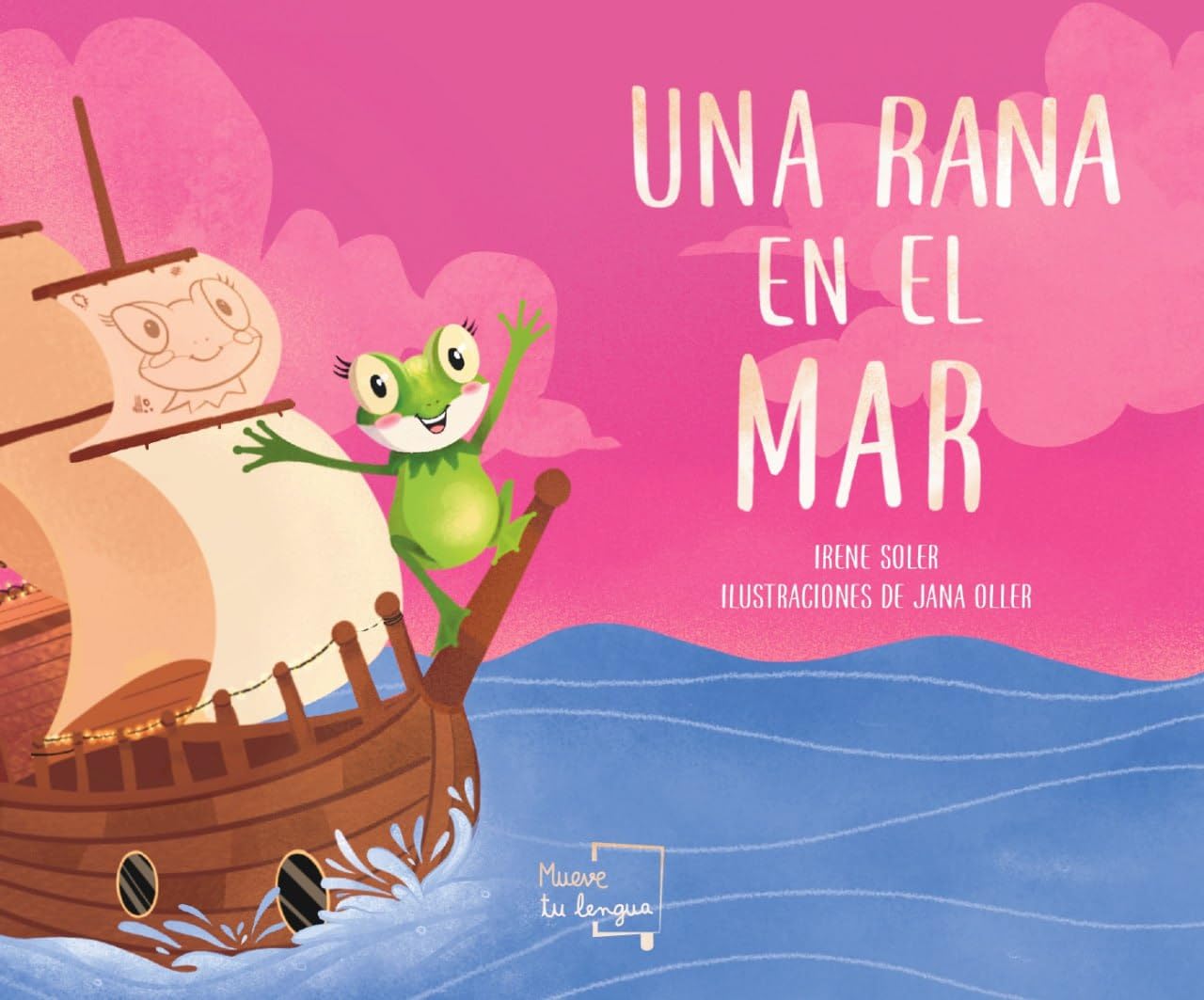 Una rana en el mar (Medio moco) Children's books