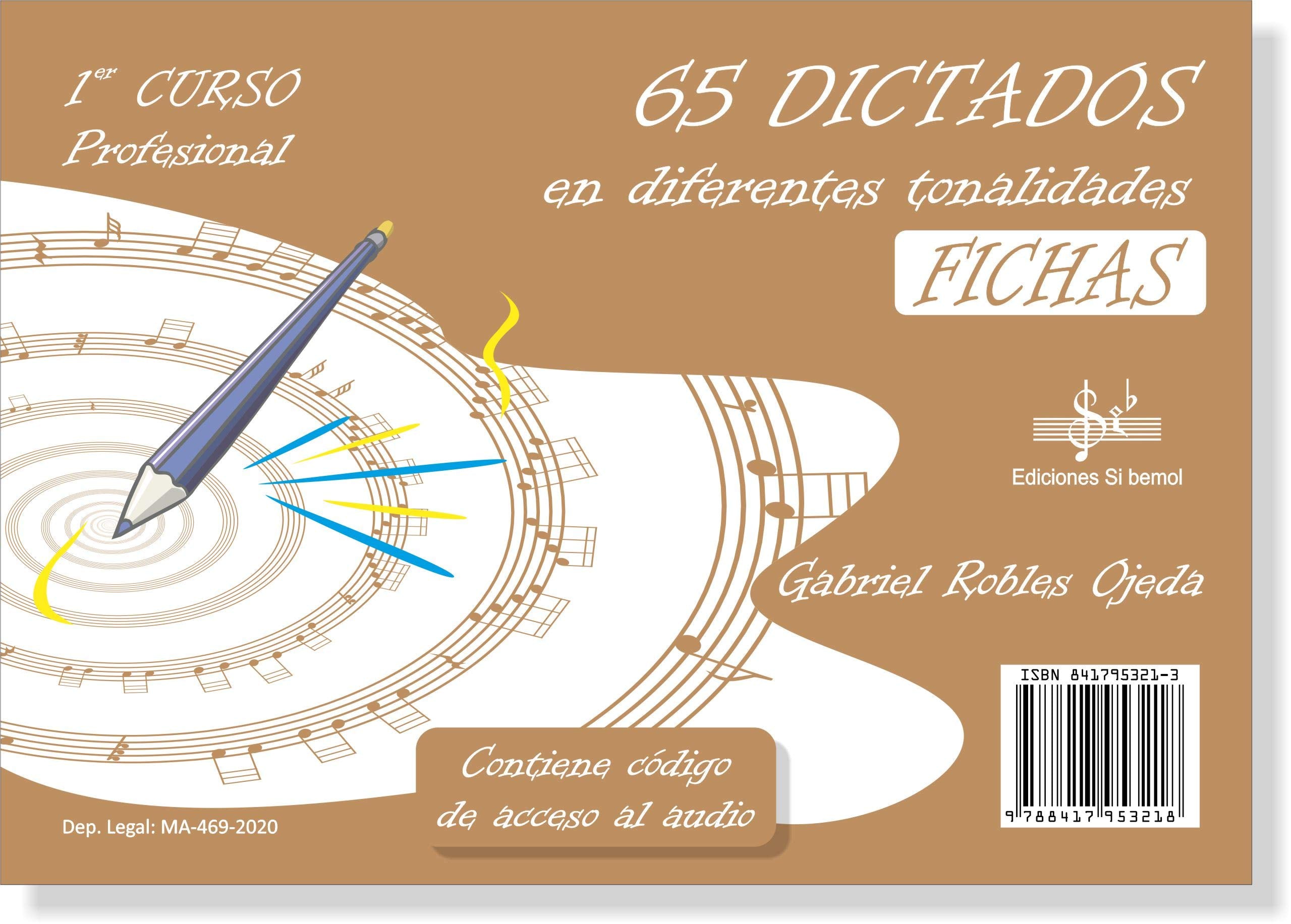 65 Dictados En Diferentes Tonalidades book